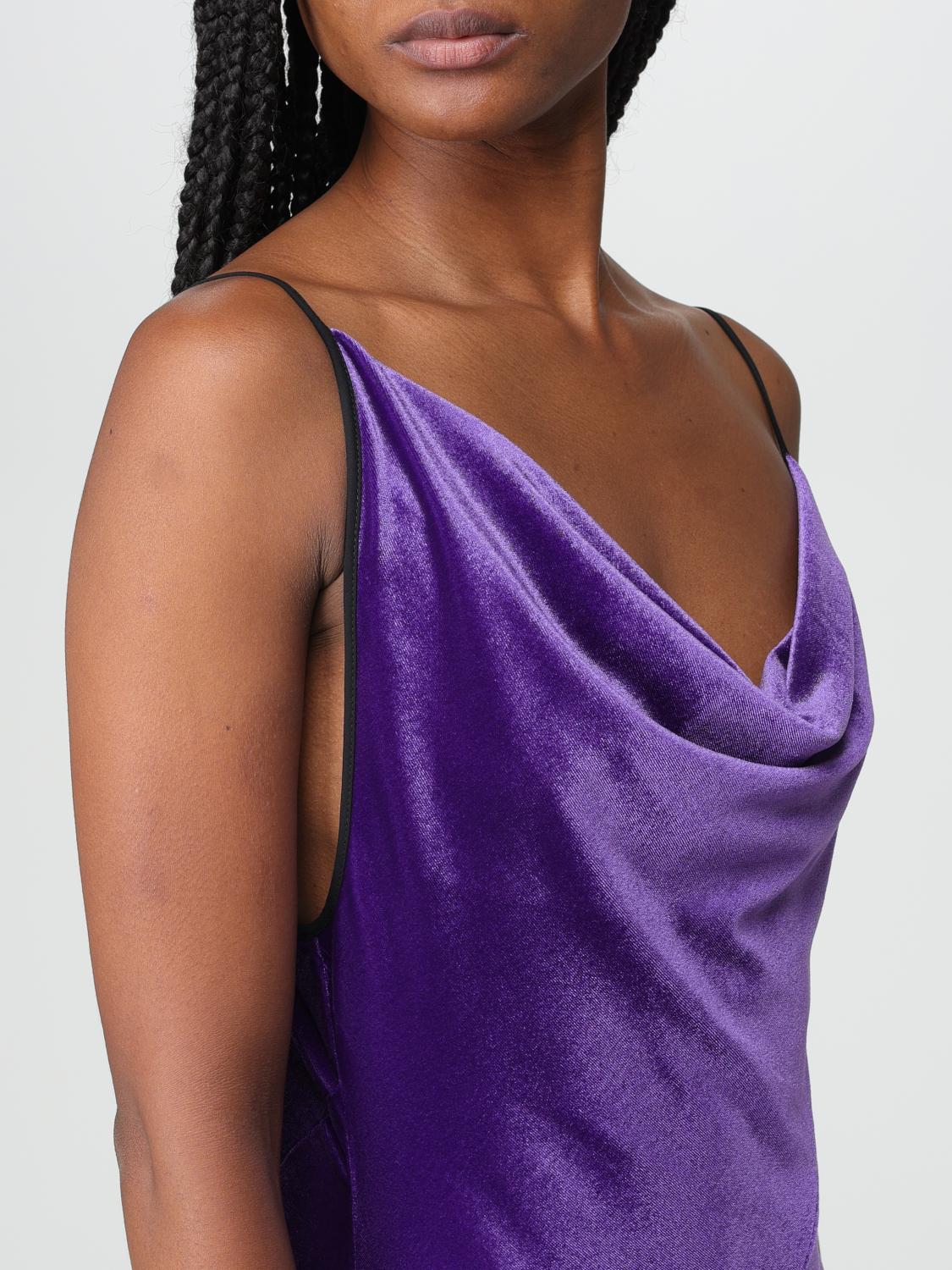 PHILOSOPHY DI LORENZO SERAFINI KLEID: Kleid damen Philosophy Di Lorenzo Serafini, Violett - Img 4