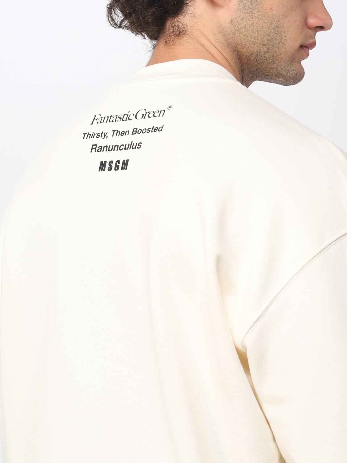 MSGM СВИТЕР: Свитер Мужское MSGM, Белый - Img 4