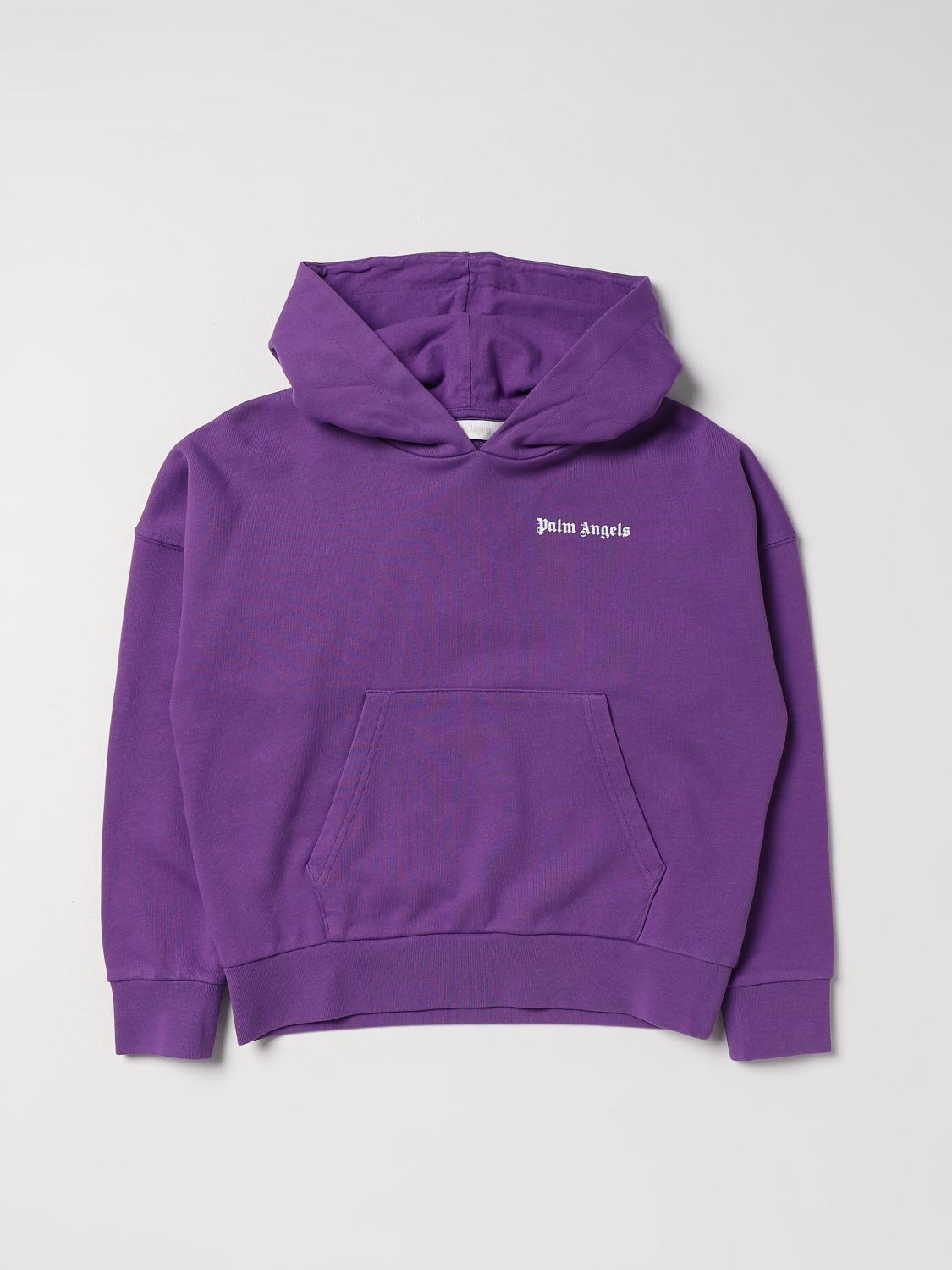 PALM ANGELS JERSEY: Jersey niños Palm Angels, Violeta - Img 1