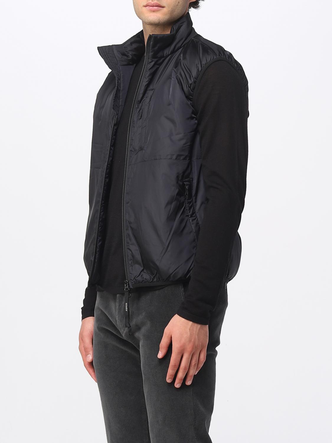 ASPESI GILET: Gilet Aspesi in nylon, Nero - Img 3
