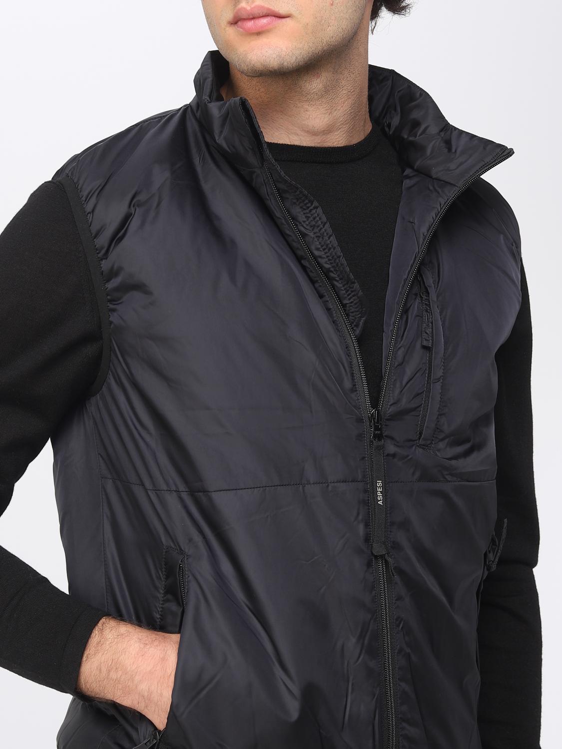 ASPESI GILET: Gilet Aspesi in nylon, Nero - Img 4