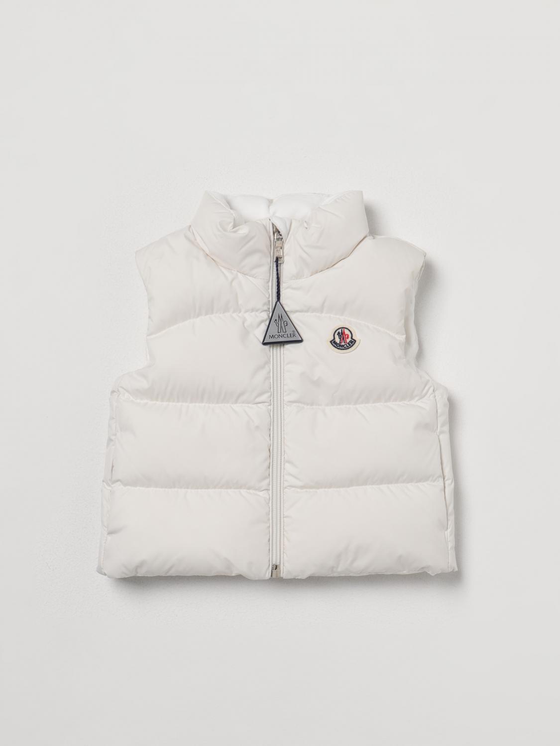 MONCLER CHALECO: Chaleco niños Moncler, Blanco - Img 1