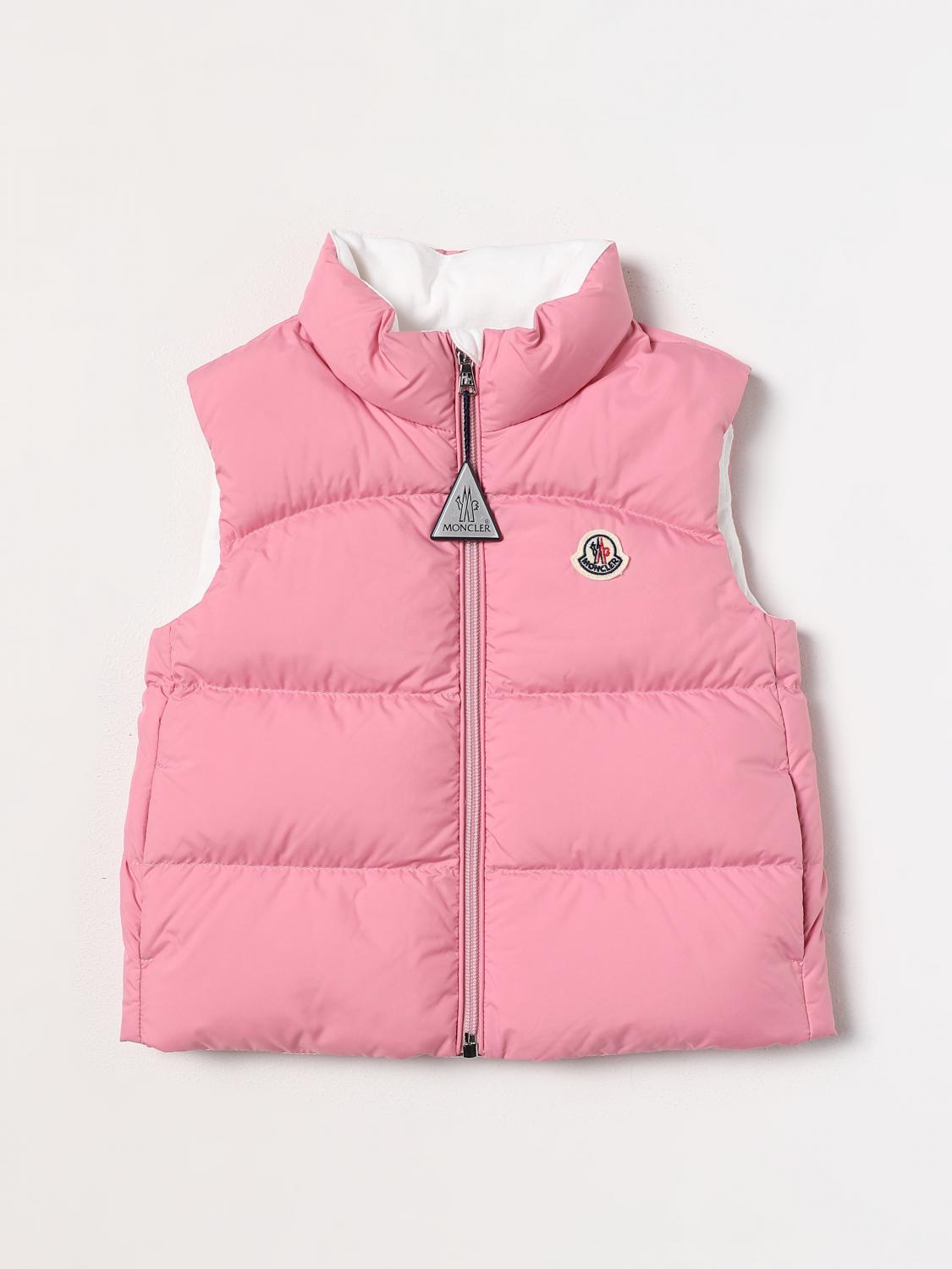 MONCLER CHALECO: Chaleco niños Moncler, Rosa - Img 1