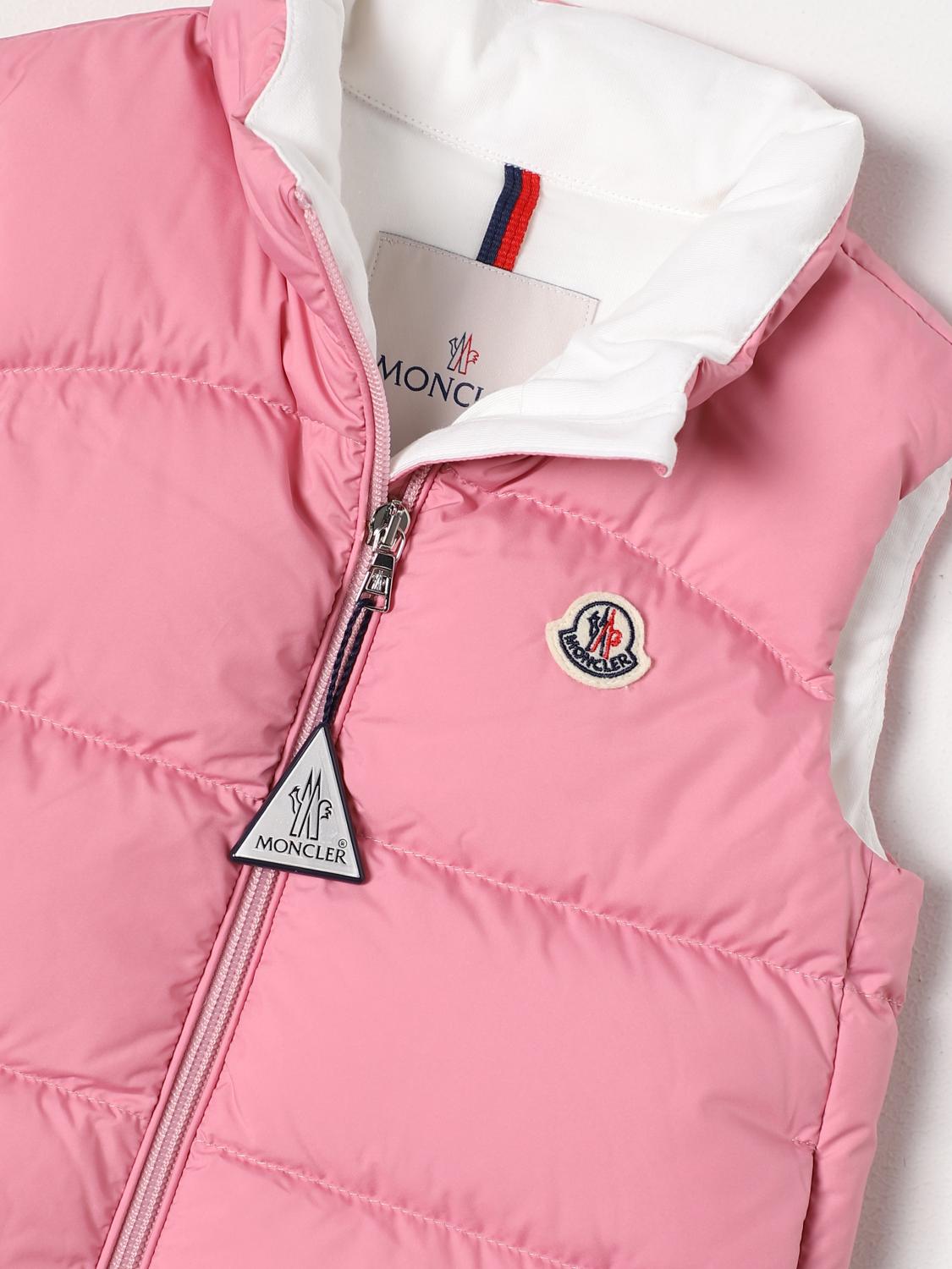 MONCLER CHALECO: Chaleco niños Moncler, Rosa - Img 3