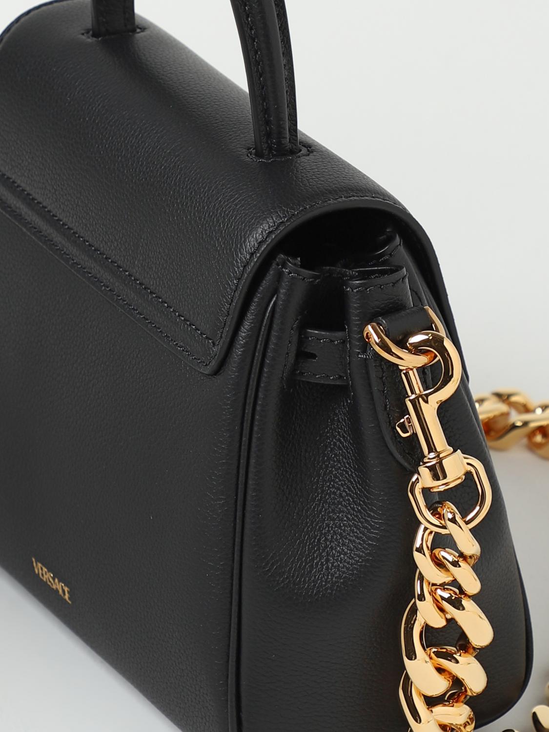 VERSACE MINI BOLSO: Bolso de hombro mujer Versace, Negro - Img 4