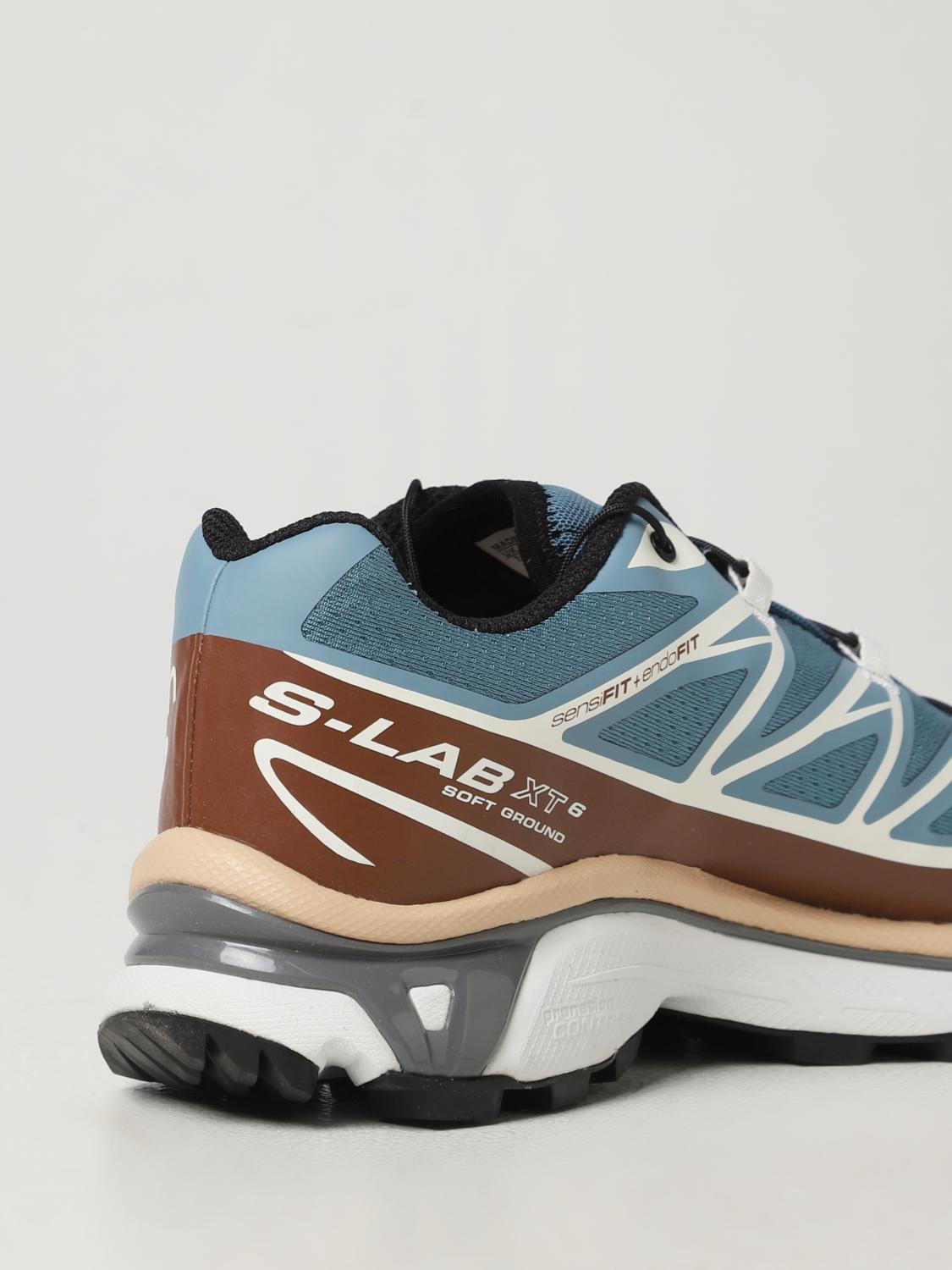 SALOMON SNEAKERS: Salomon XT-6 rubber and mesh sneakers, Blue - Img 3