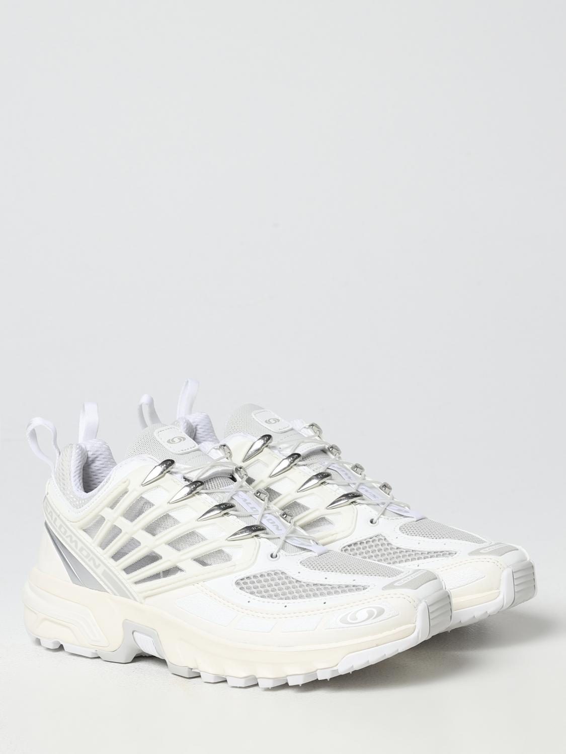 SALOMON SNEAKERS: Salomon Asc Pro mesh and synthetic leather sneakers, White - Img 2