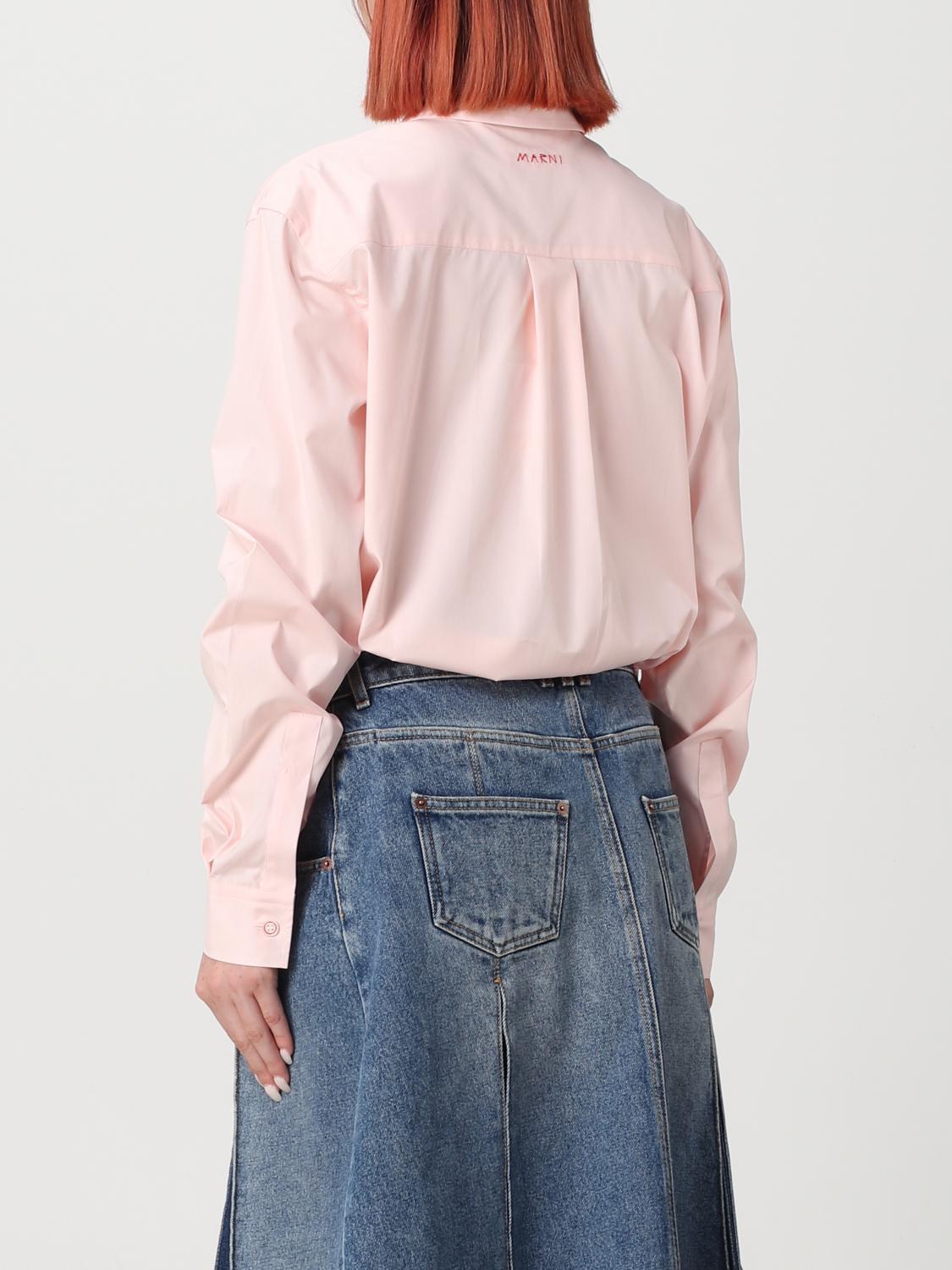 MARNI CAMICIA: Camicia Marni in cotone, Rosa - Img 3