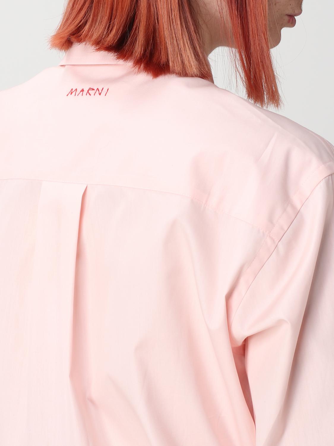 MARNI CAMICIA: Camicia Marni in cotone, Rosa - Img 5