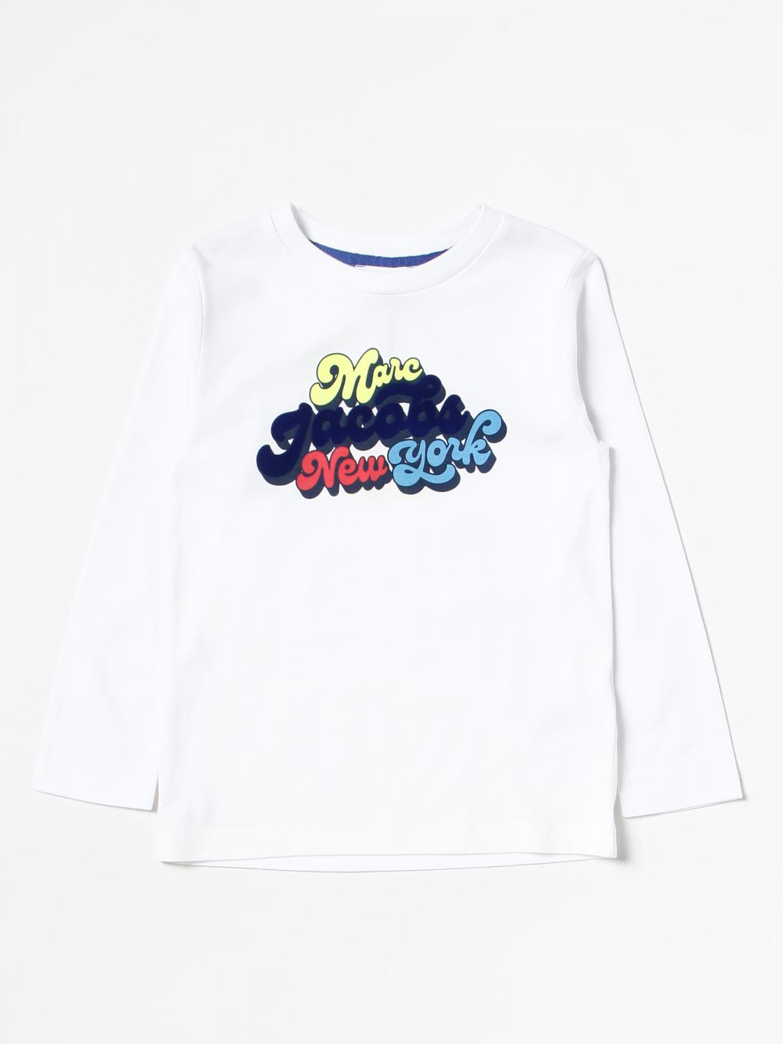 LITTLE MARC JACOBS T-SHIRT: T-shirt kinder Little Marc Jacobs, Weiß - Img 1