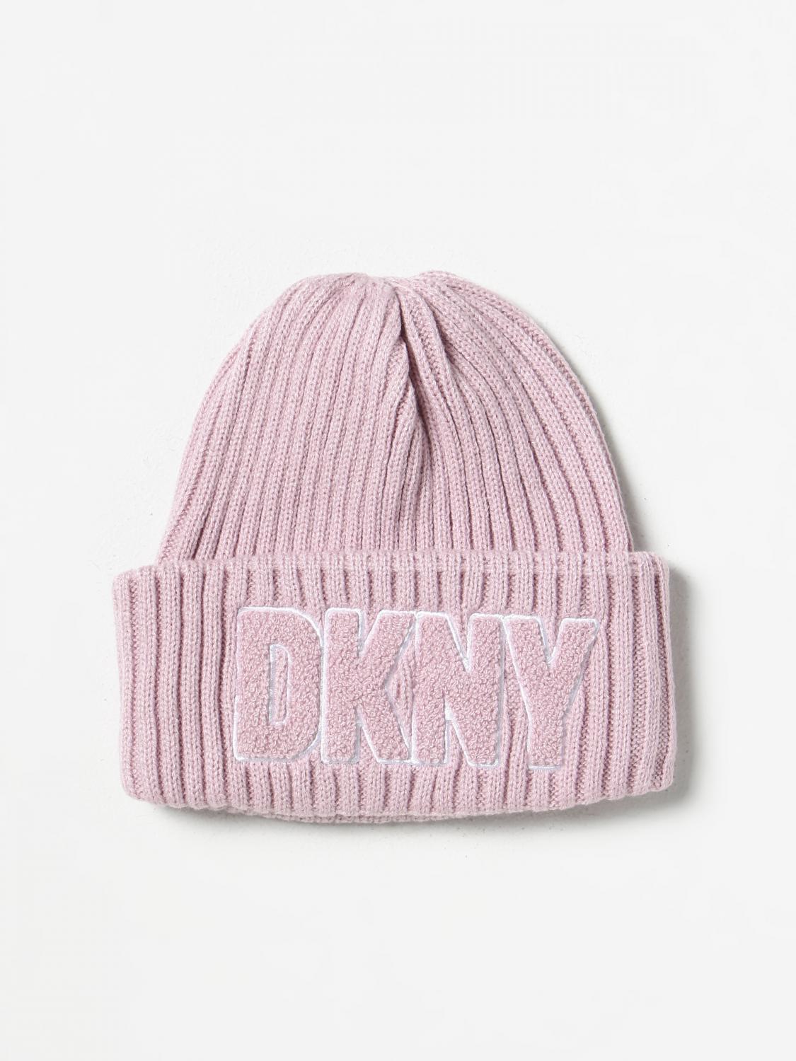 DKNY GORRO: Gorro niños Dkny, Rosa - Img 1