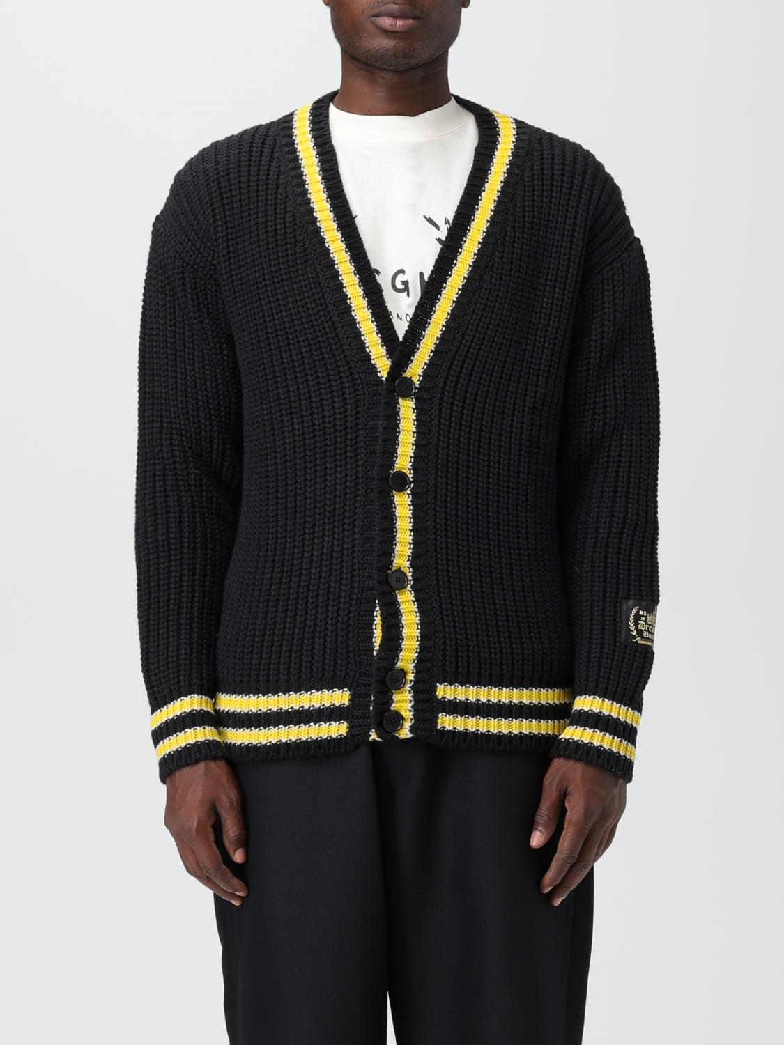MSGM CARDIGAN: MSGM cardigan in virgin wool blend, Black - Img 1