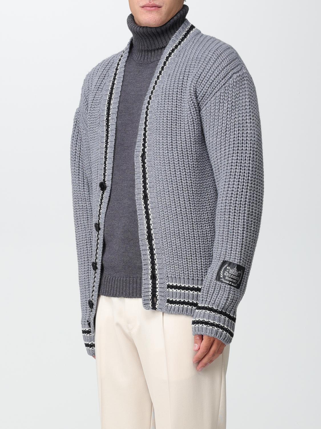 MSGM CARDIGAN: MSGM cardigan in virgin wool blend, Grey - Img 4