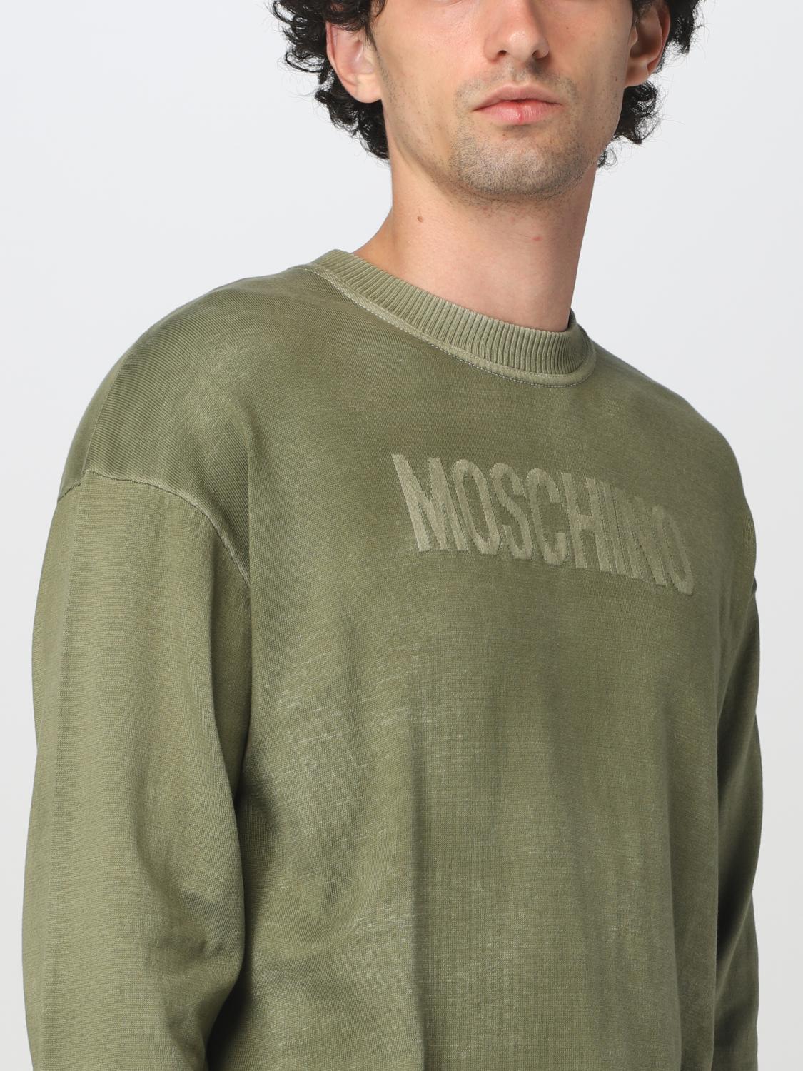 MOSCHINO COUTURE PULLOVER: Pullover herren Moschino Couture, Grün - Img 4