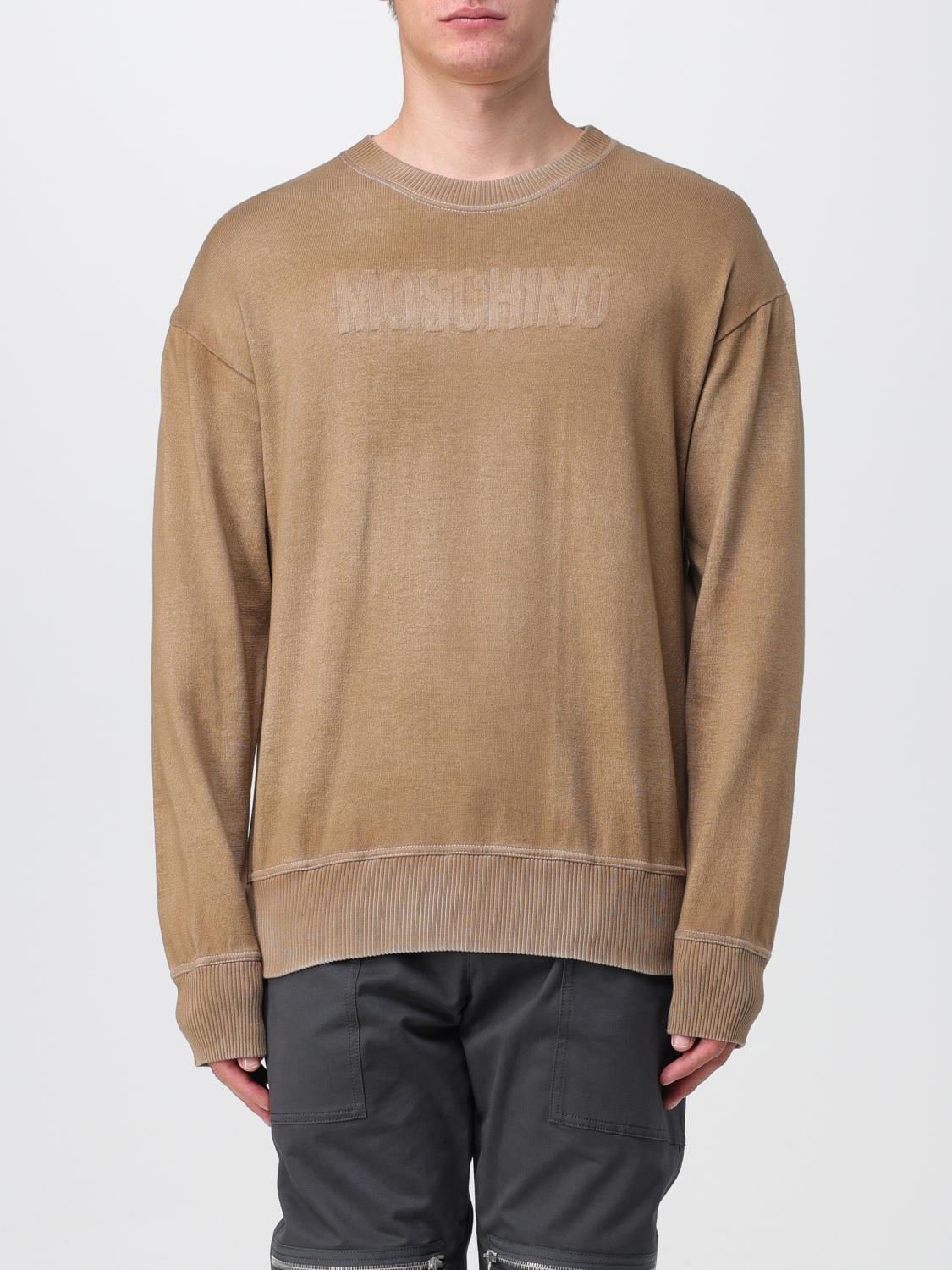 MOSCHINO COUTURE PULLOVER: Pullover herren Moschino Couture, Braun - Img 1