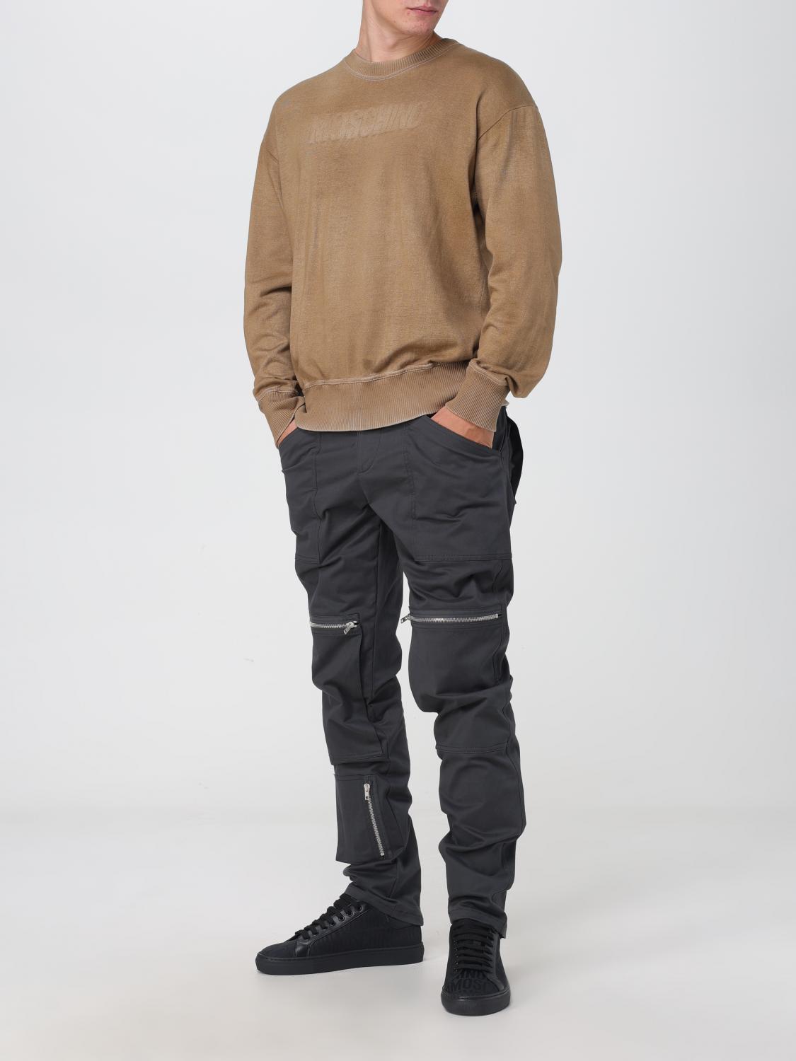 MOSCHINO COUTURE PULLOVER: Pullover herren Moschino Couture, Braun - Img 2