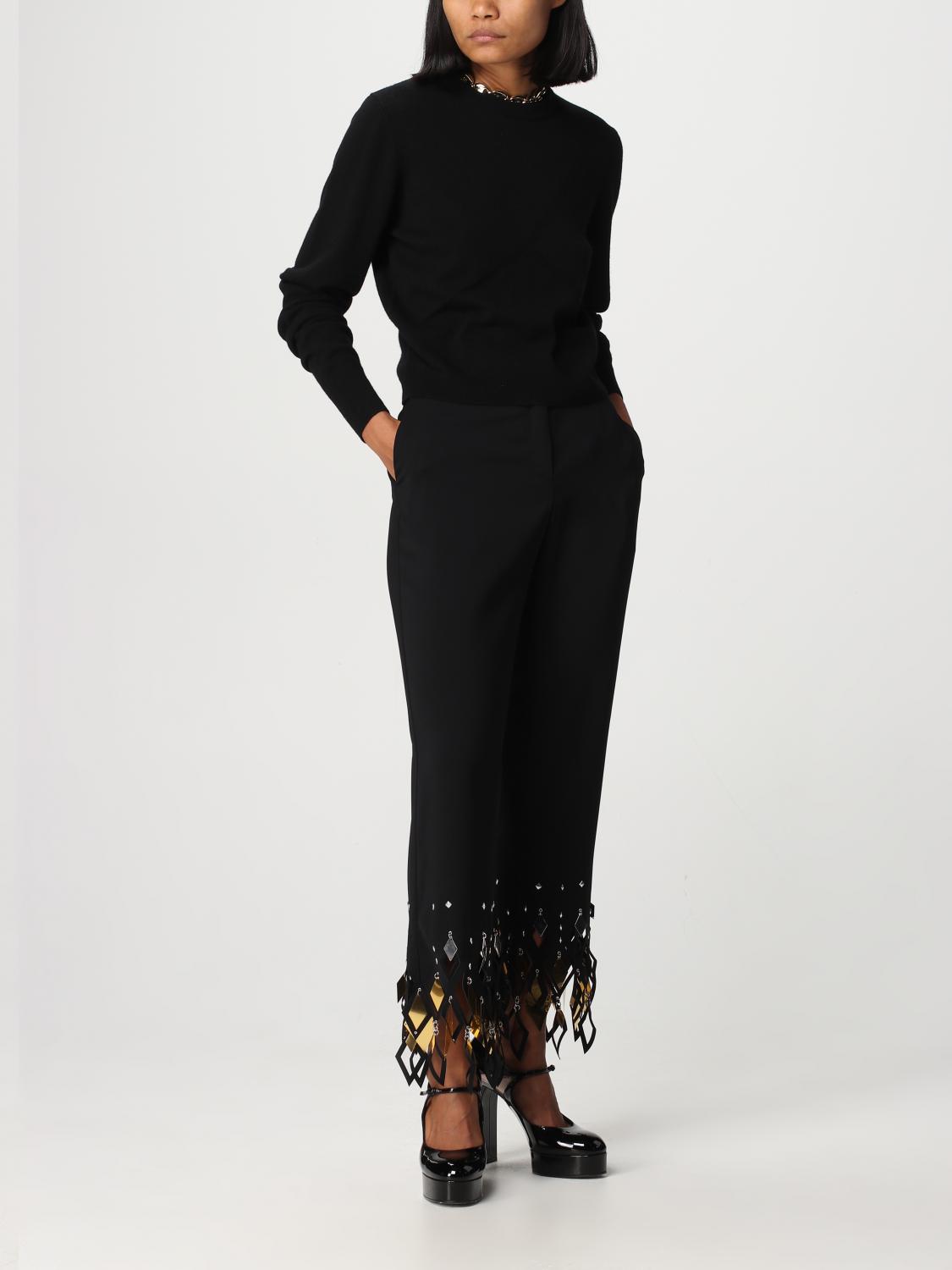 パンツ RABANNE Woman Pants Black 23AMPA274ML0236 P001 Trousers | Rabanne