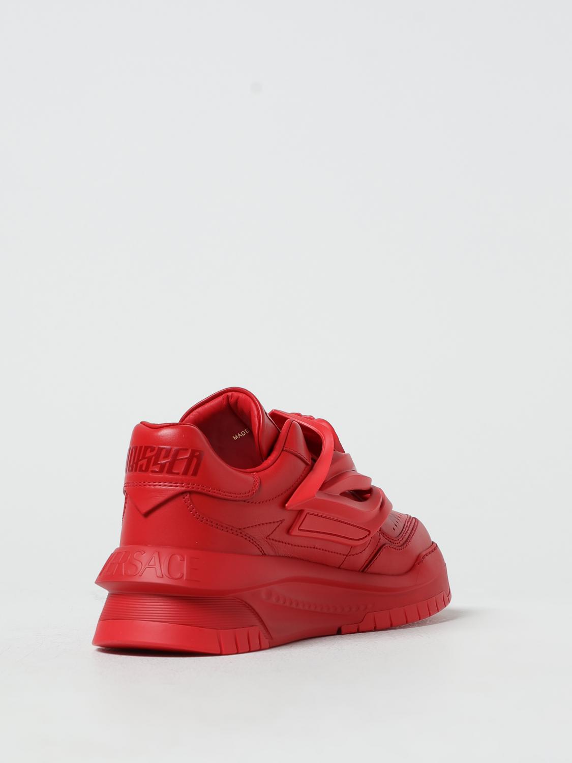 VERSACE BASKETS: Baskets homme Versace, Rouge - Img 3