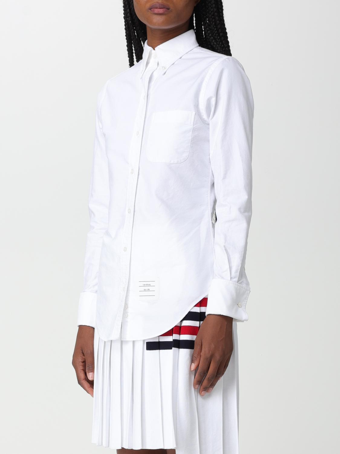 THOM BROWNE CAMISA: Camisa mujer Thom Browne, Blanco - Img 4