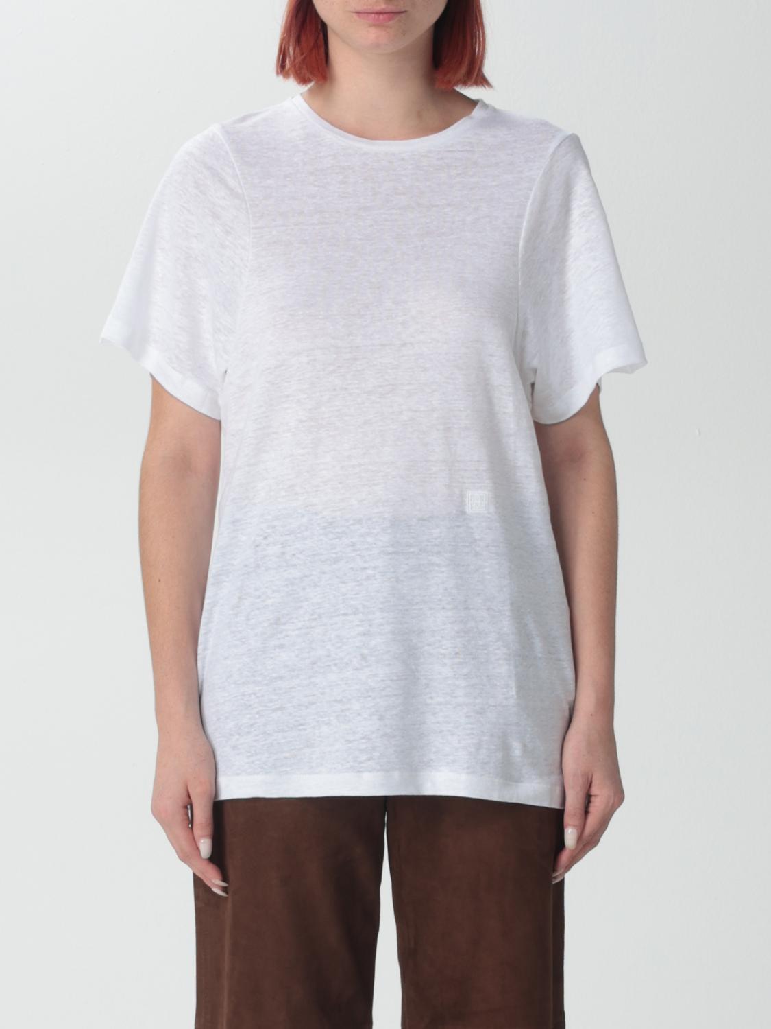 TOTEME: T-shirt woman - White | Toteme t-shirt 2335055253