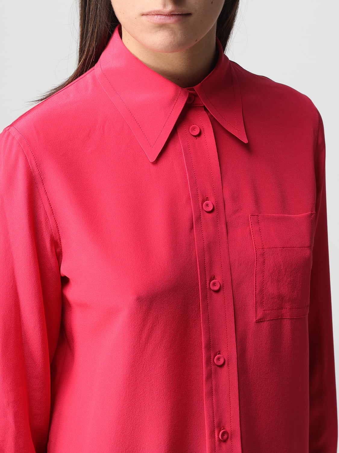 LANVIN CAMICIA: Camicia Lanvin in seta, Melone - Img 4
