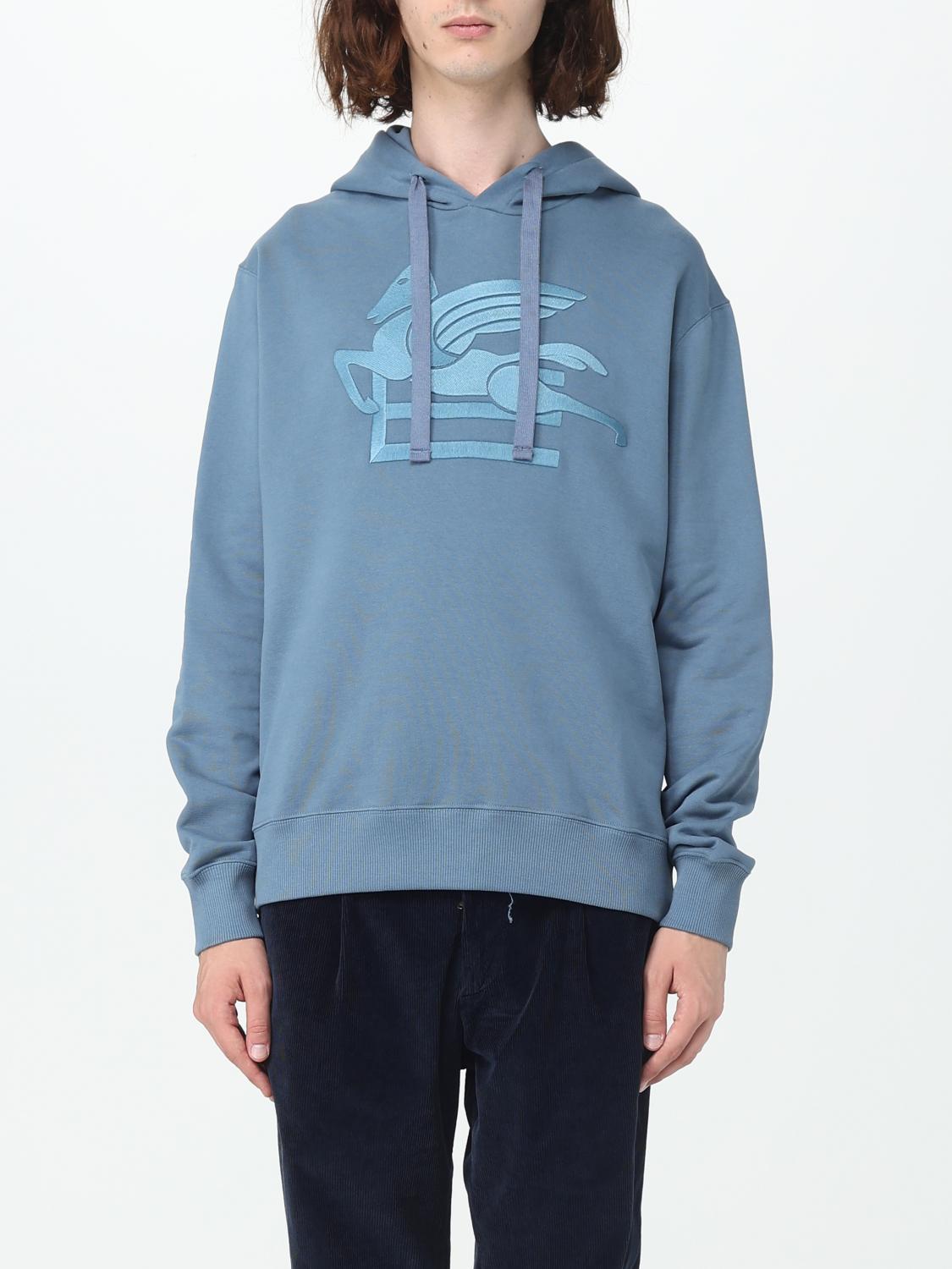 ETRO SWEATSHIRT: Pull homme Etro, Bleu - Img 1