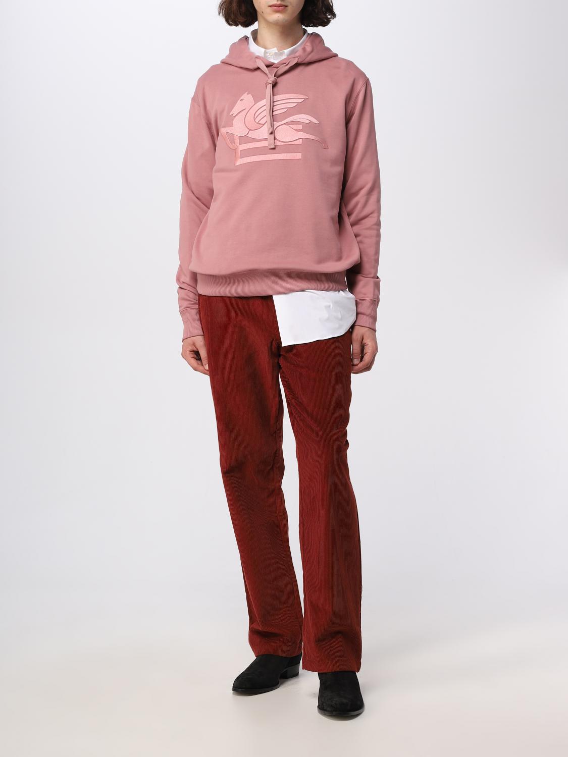 ETRO SWEATSHIRT: Pull homme Etro, Rose - Img 2