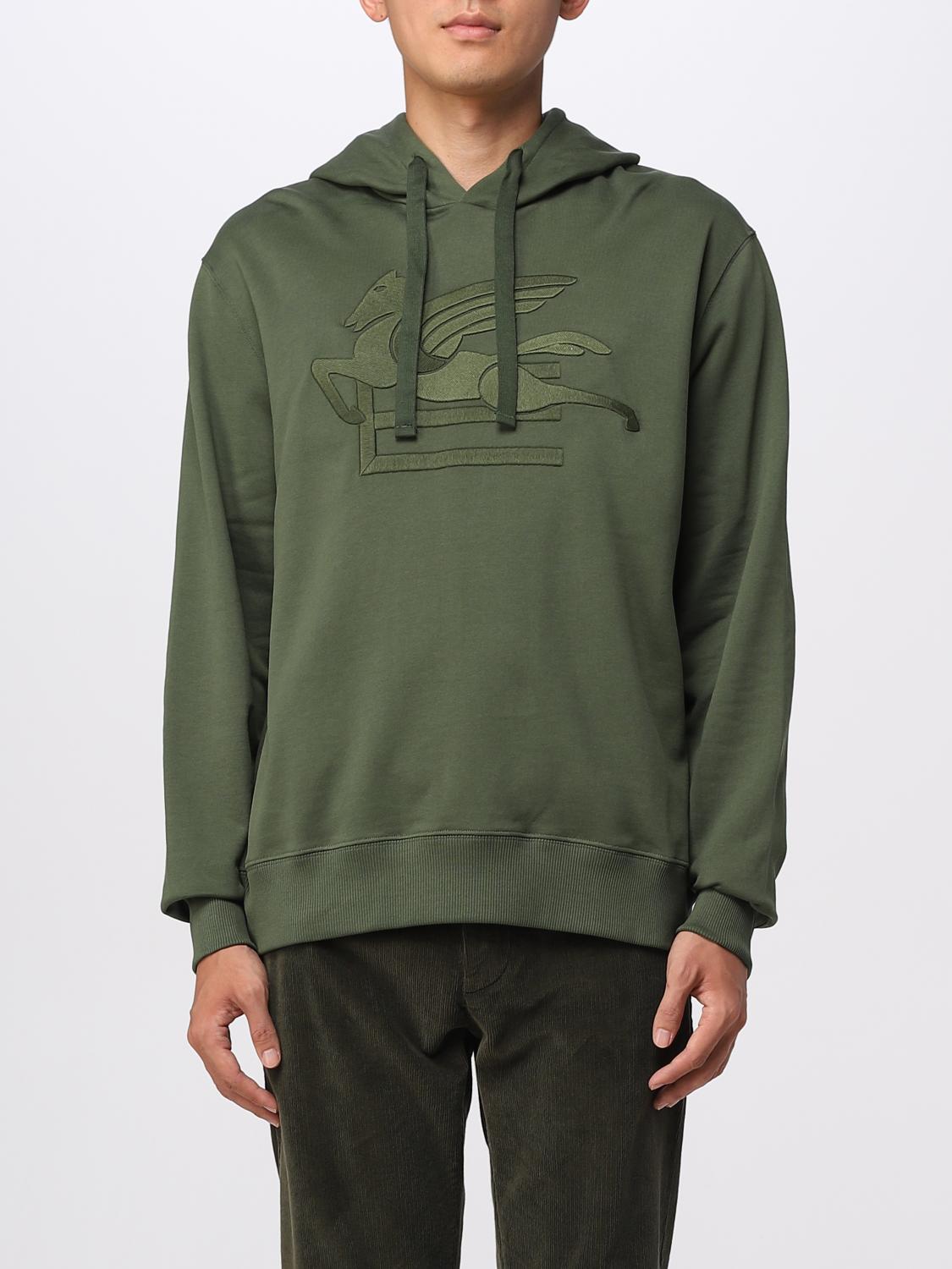ETRO SWEATSHIRT: Pull homme Etro, Kaki - Img 1
