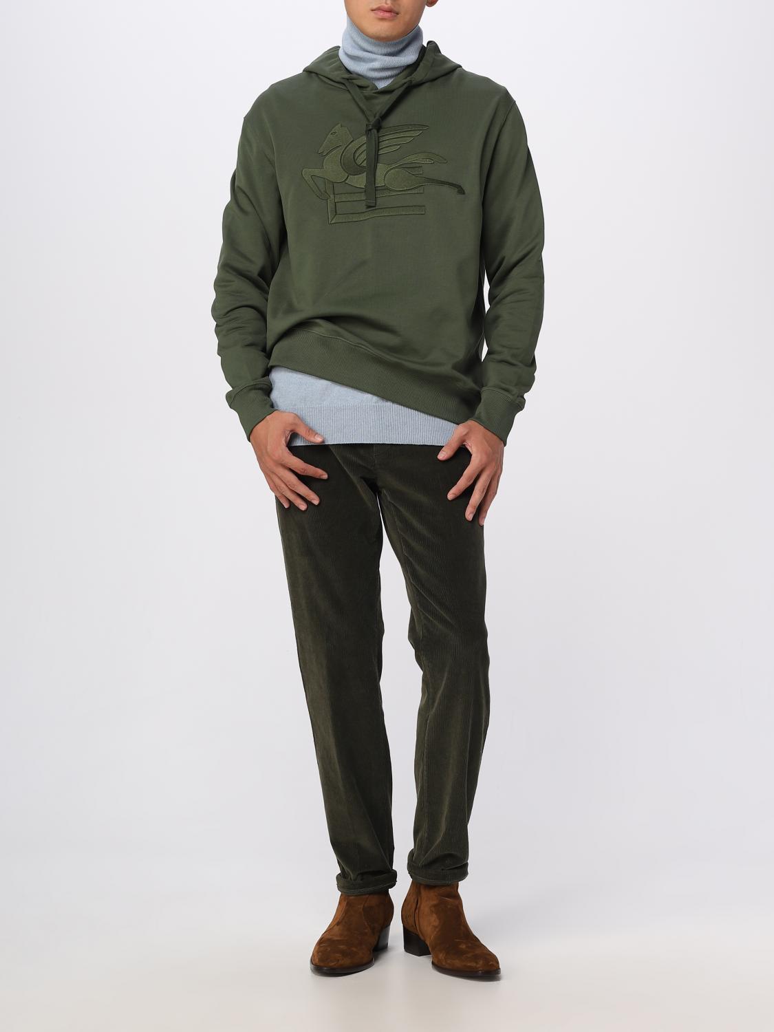 ETRO SWEATSHIRT: Pull homme Etro, Kaki - Img 2