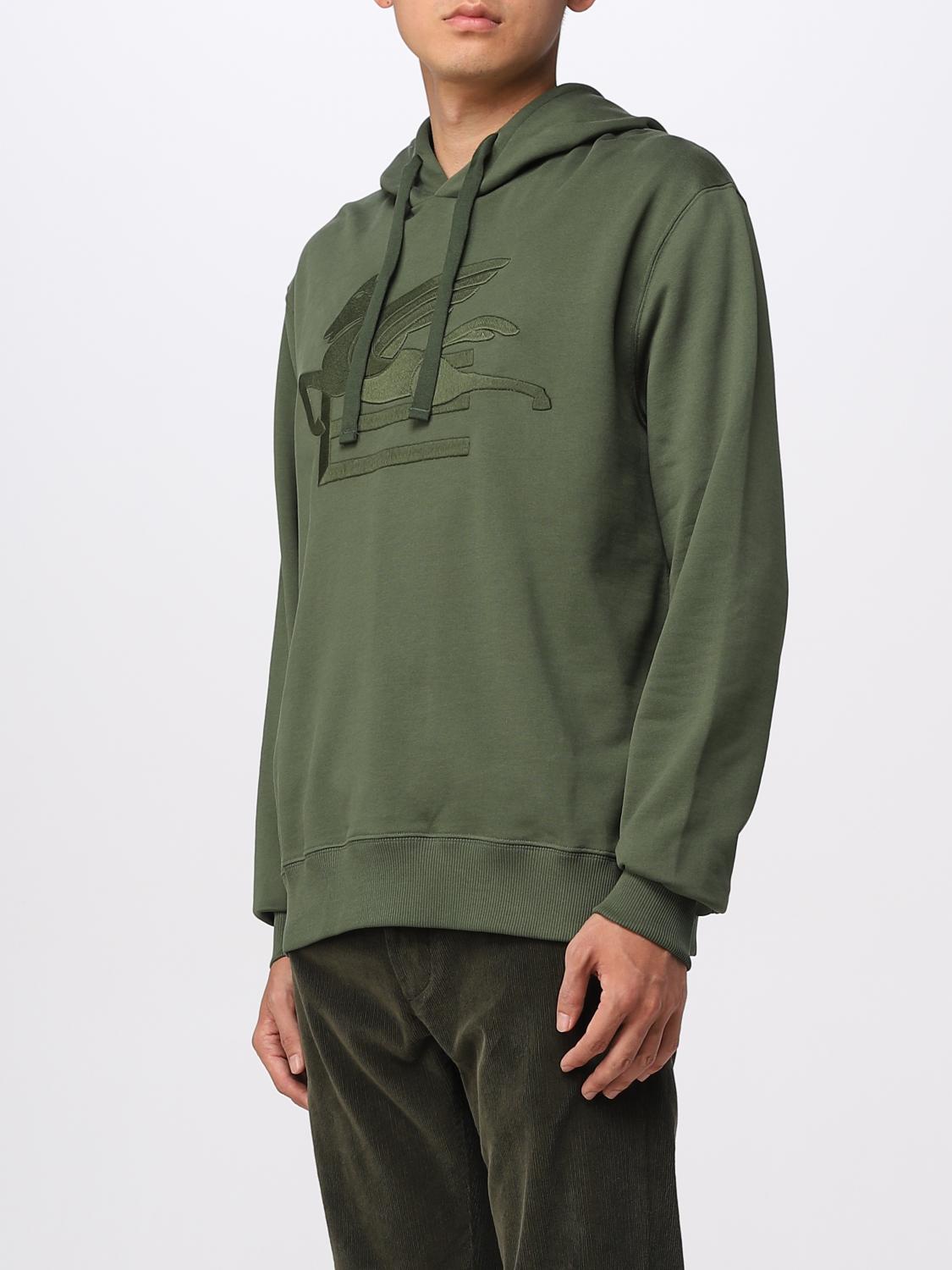 ETRO SWEATSHIRT: Pull homme Etro, Kaki - Img 4
