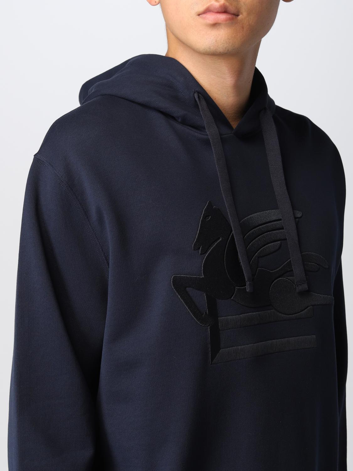 ETRO SWEATSHIRT: Pull homme Etro, Bleu Marine - Img 5