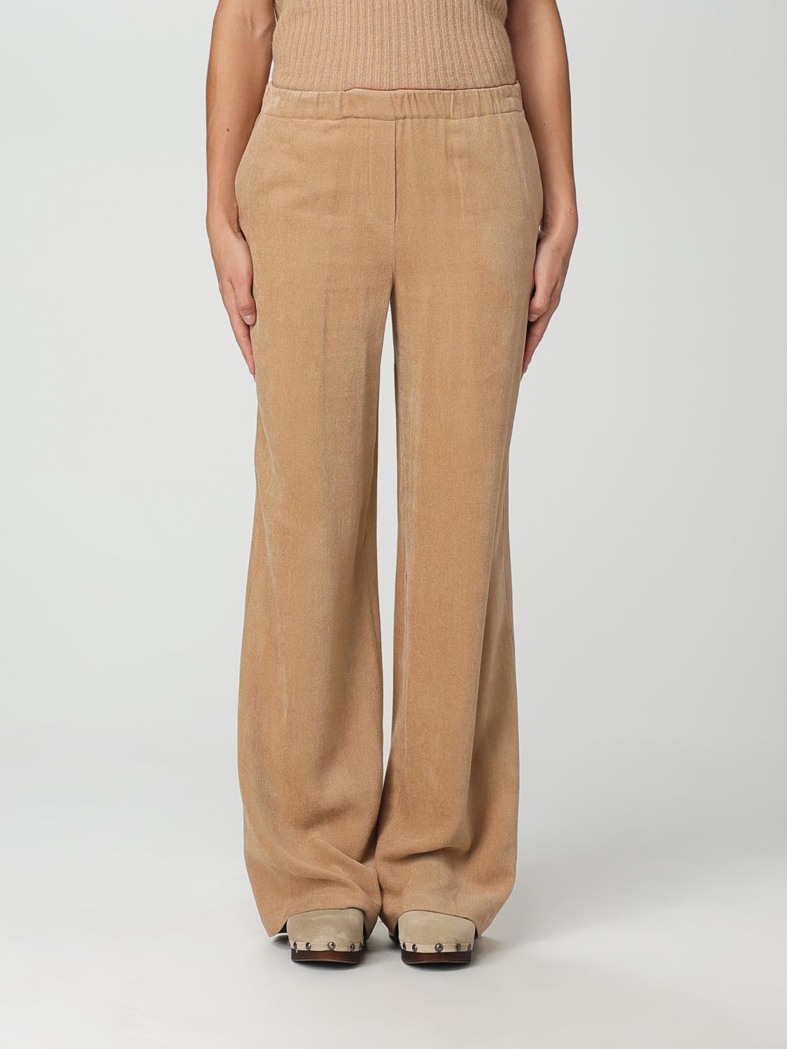 パンツ ALYSI Woman Pants Brown 104141P4232 CER ALYSI: Pants woman - Brown | Alysi pants 153128A3029 online