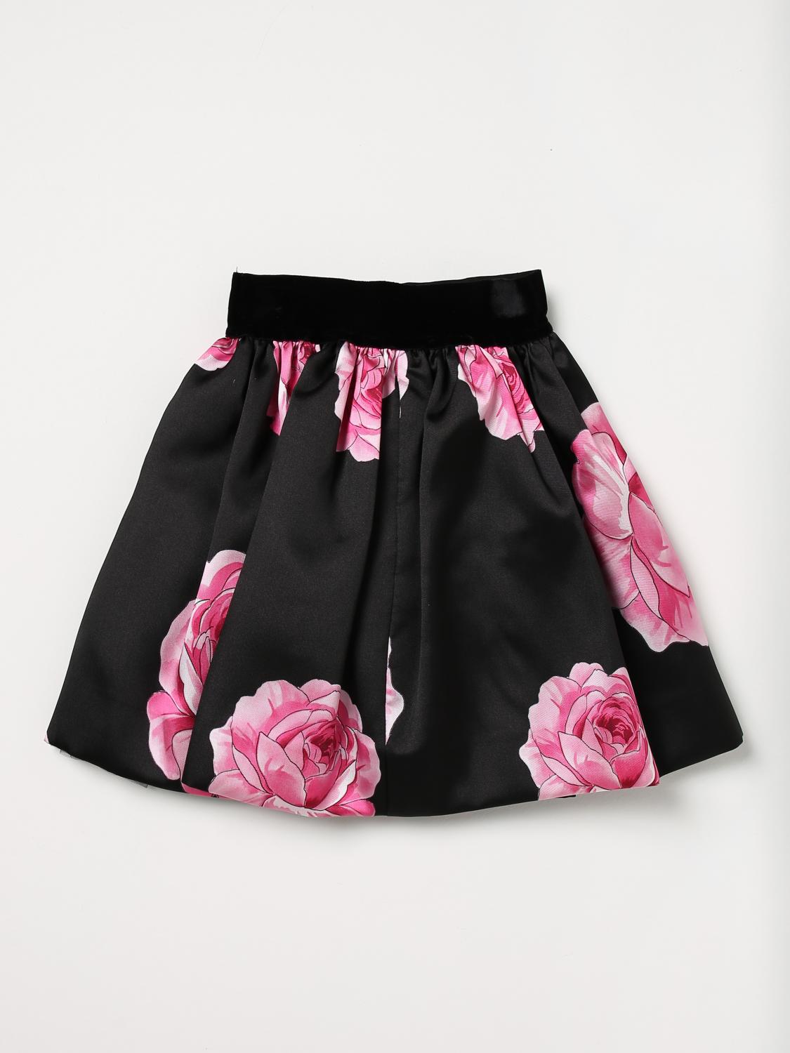 MONNALISA FALDA: Falda niños Monnalisa, Negro - Img 2