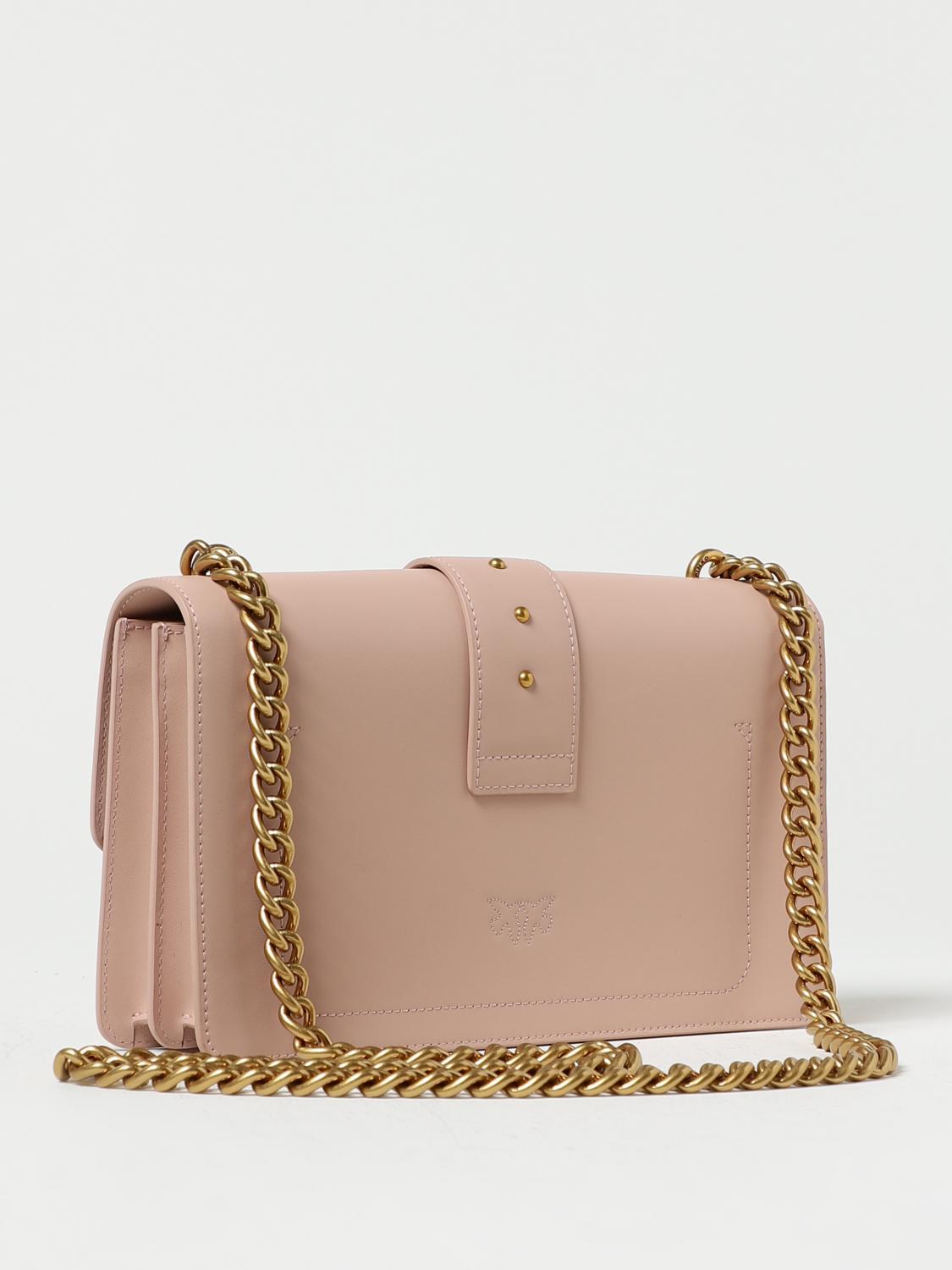 PINKO BORSA A TRACOLLA: Borsa Love Bag One Pinko in pelle, Polvere - Img 2