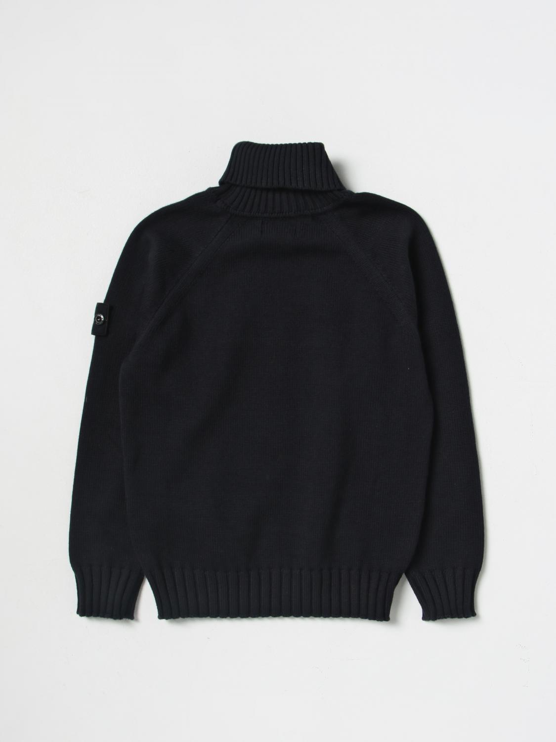 STONE ISLAND JUNIOR СВИТЕР: Свитер Детское Stone Island Junior, Синий - Img 2