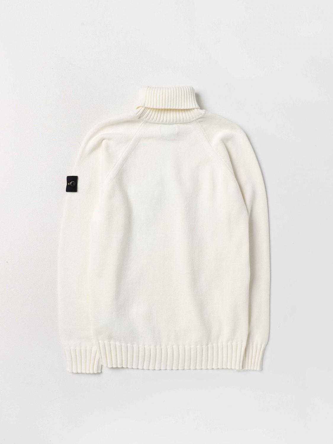 STONE ISLAND JUNIOR PULLOVER: Pullover kinder Stone Island Junior, Ivory - Img 2