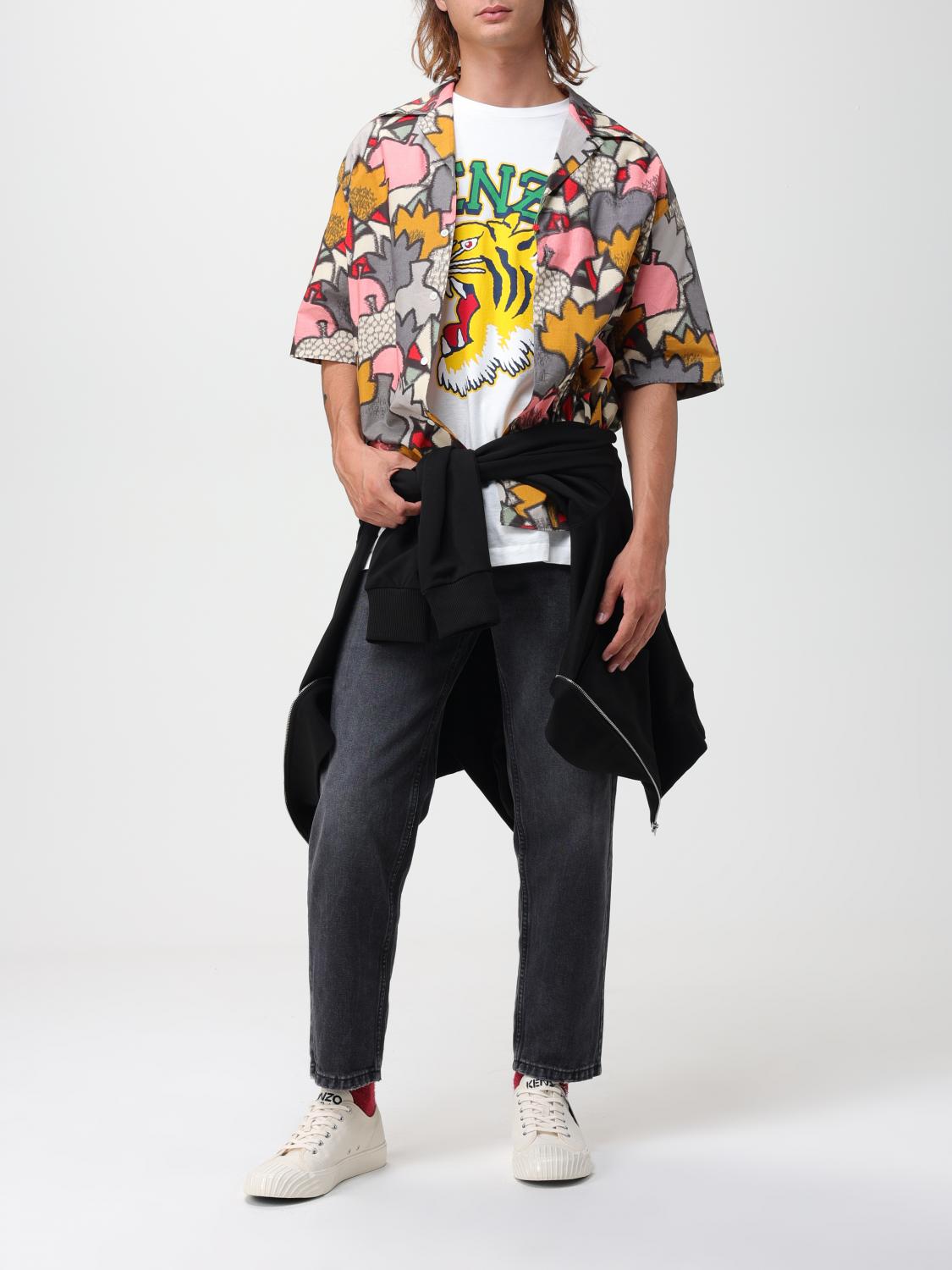 KENZO CAMISA: Camisa hombre Kenzo, Denim - Img 2