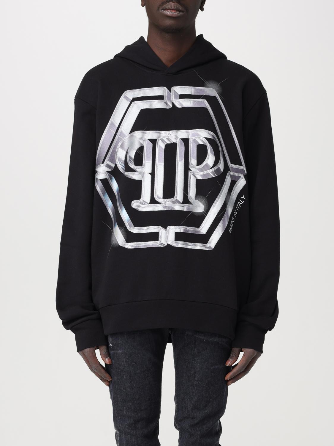PHILIPP PLEIN SWEATSHIRT: Sweatshirt men Philipp Plein, Black - Img 1