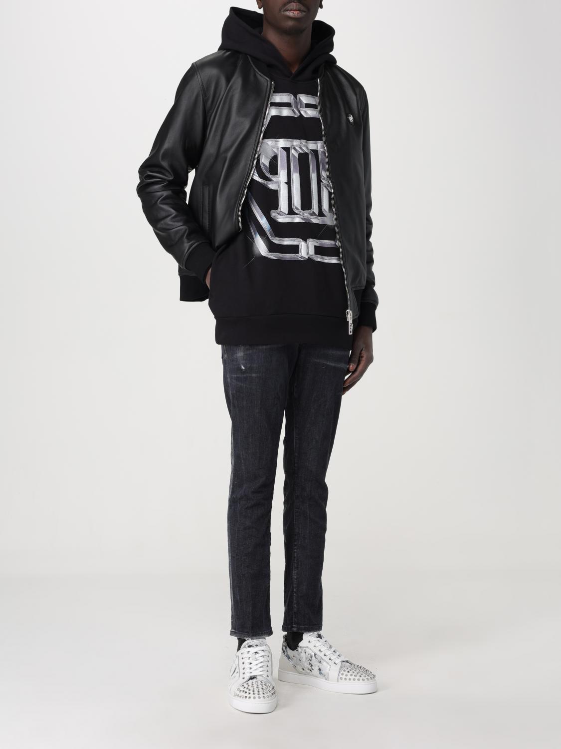 PHILIPP PLEIN SWEATSHIRT: Sweatshirt men Philipp Plein, Black - Img 2