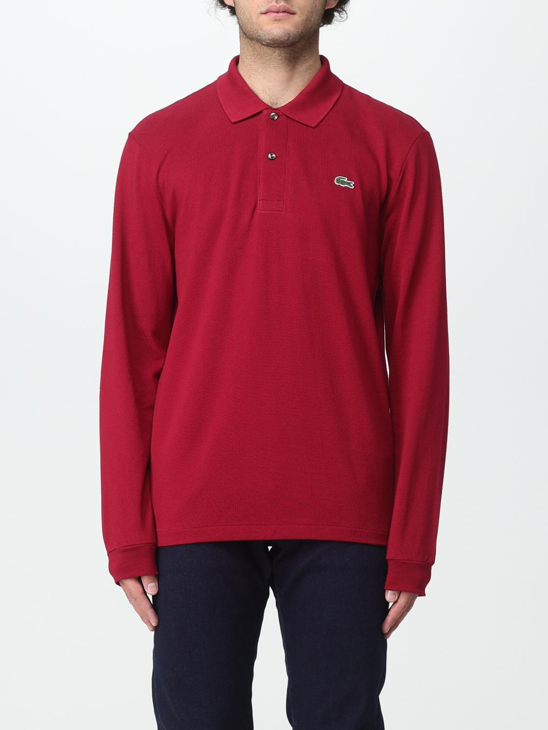LACOSTE POLO SHIRT: Sweater men Lacoste, Burgundy - Img 1