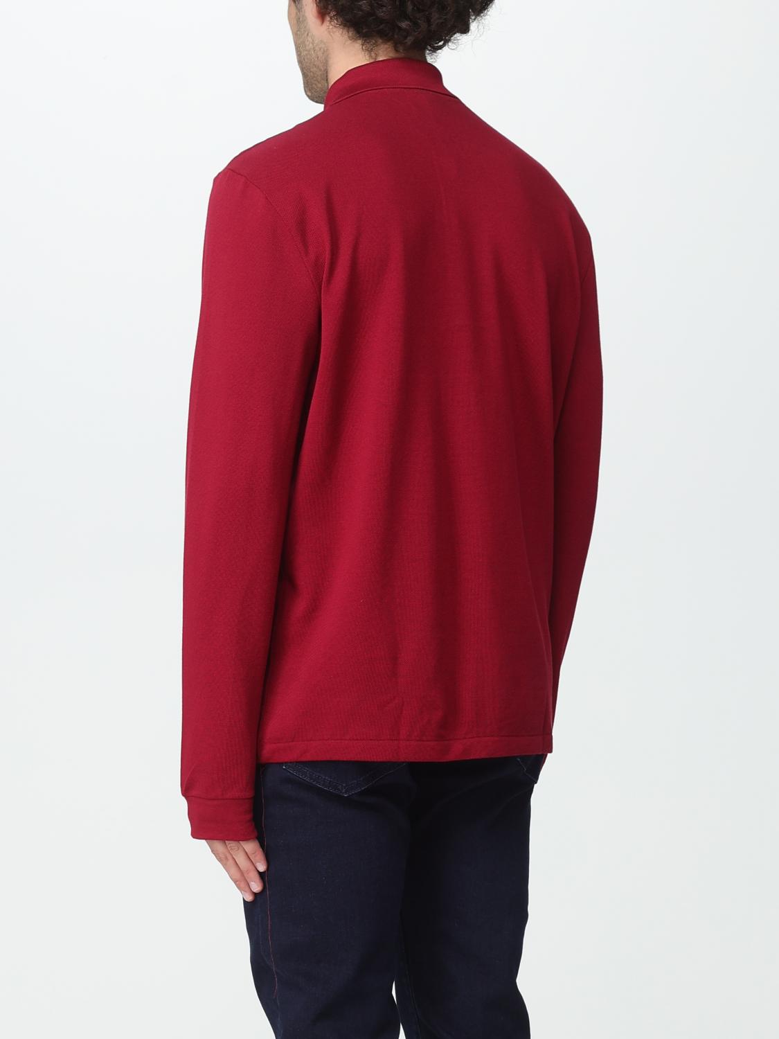 LACOSTE POLO SHIRT: Sweater men Lacoste, Burgundy - Img 2
