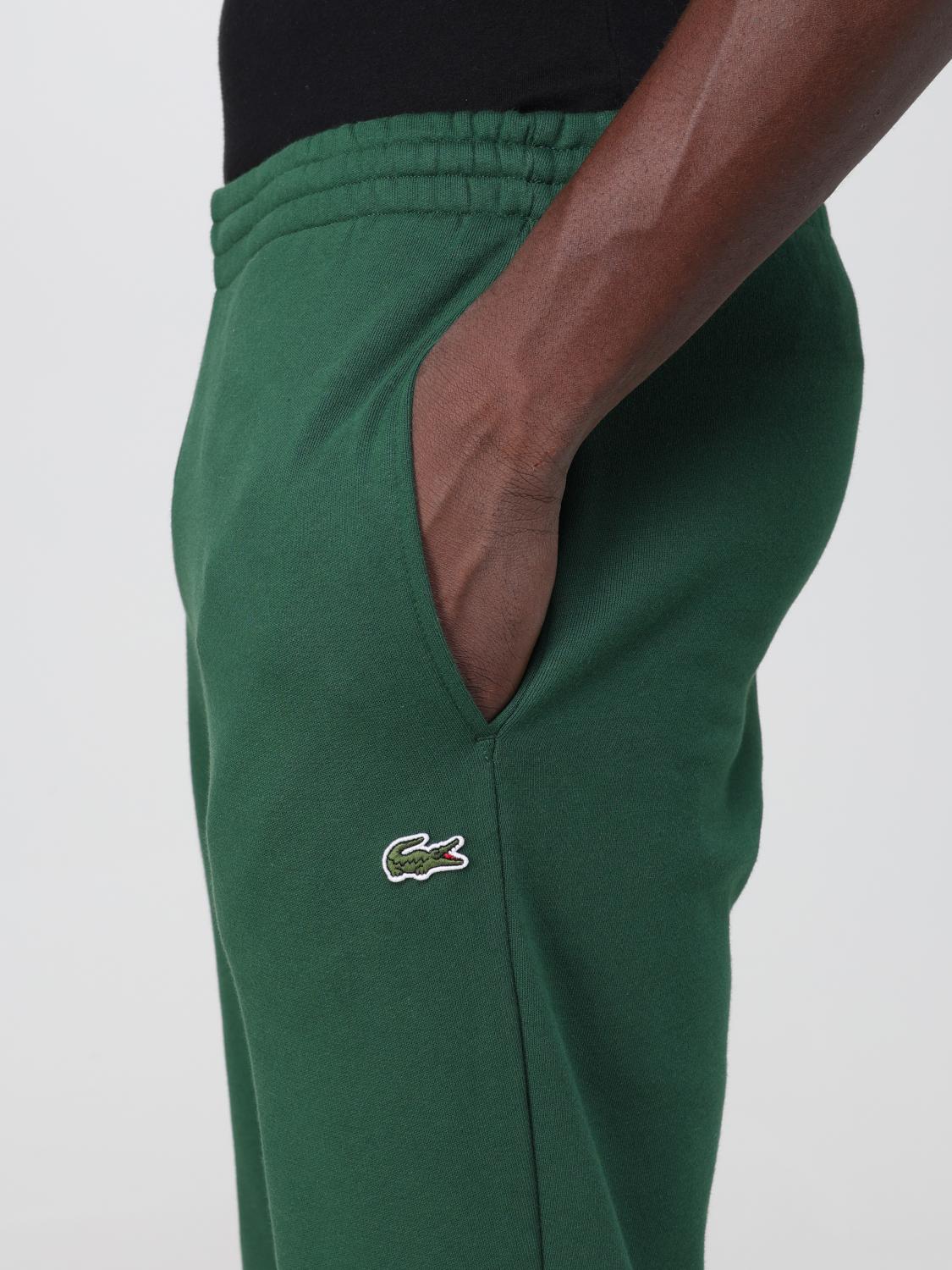 LACOSTE PANTS: Pants men Lacoste, Green - Img 3