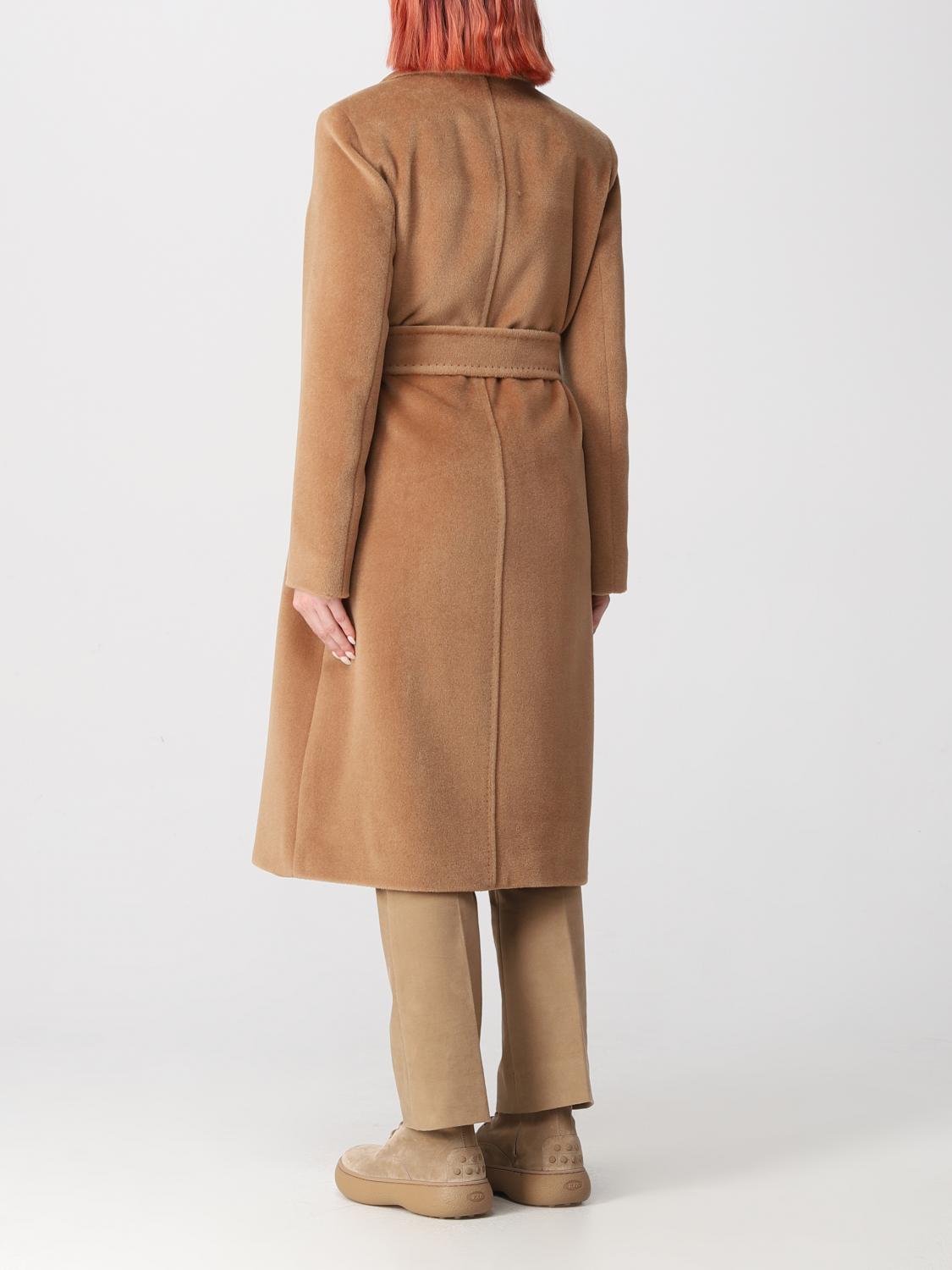 MAX MARA COAT: Coat woman Max Mara, Camel - Img 2