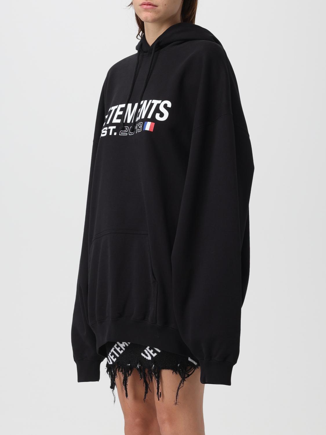 スウェット・トレーナー VETEMENTS SWEATSHIRTS (UE54HD100B BLACK) Vetementsアウトレット：スウェットシャツ レディース