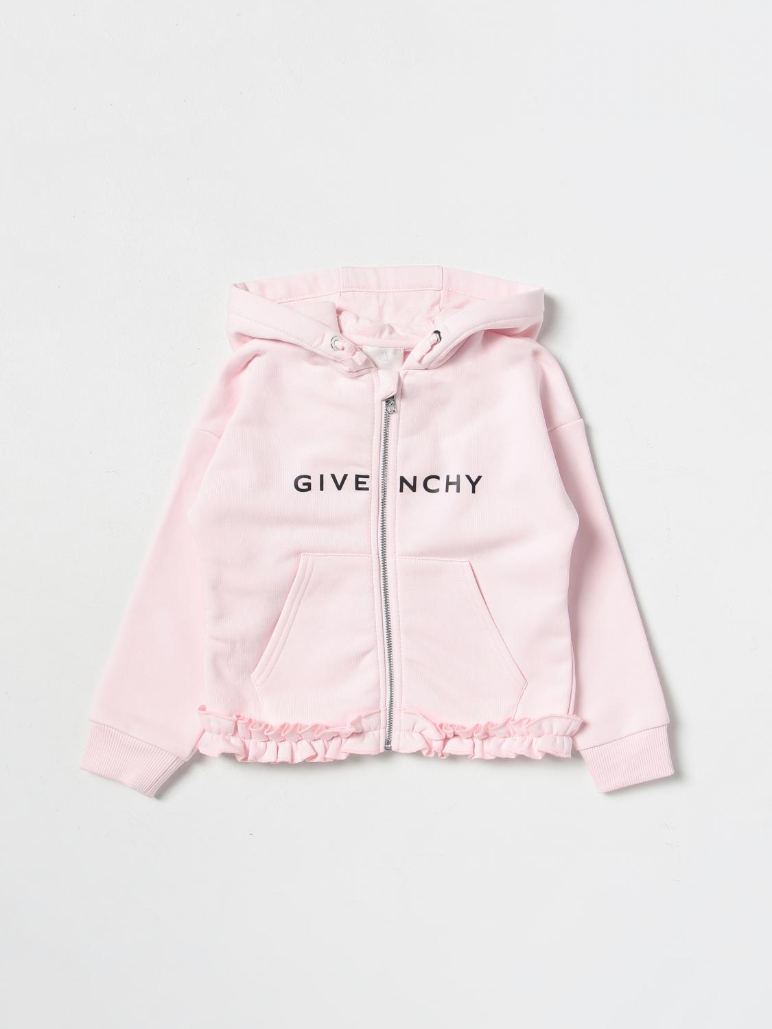GIVENCHY JACKET: Sweater kids Givenchy, Pink - Img 1