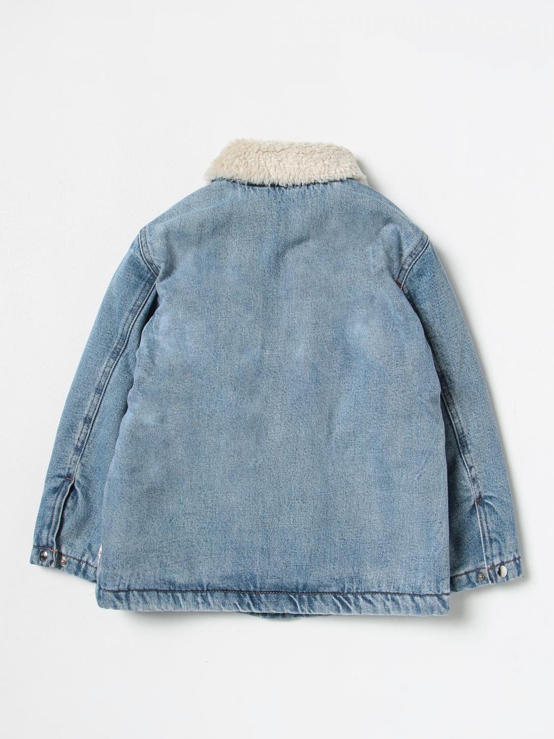 MARNI CHAQUETA: Abrigo niños Marni, Azul Oscuro - Img 2