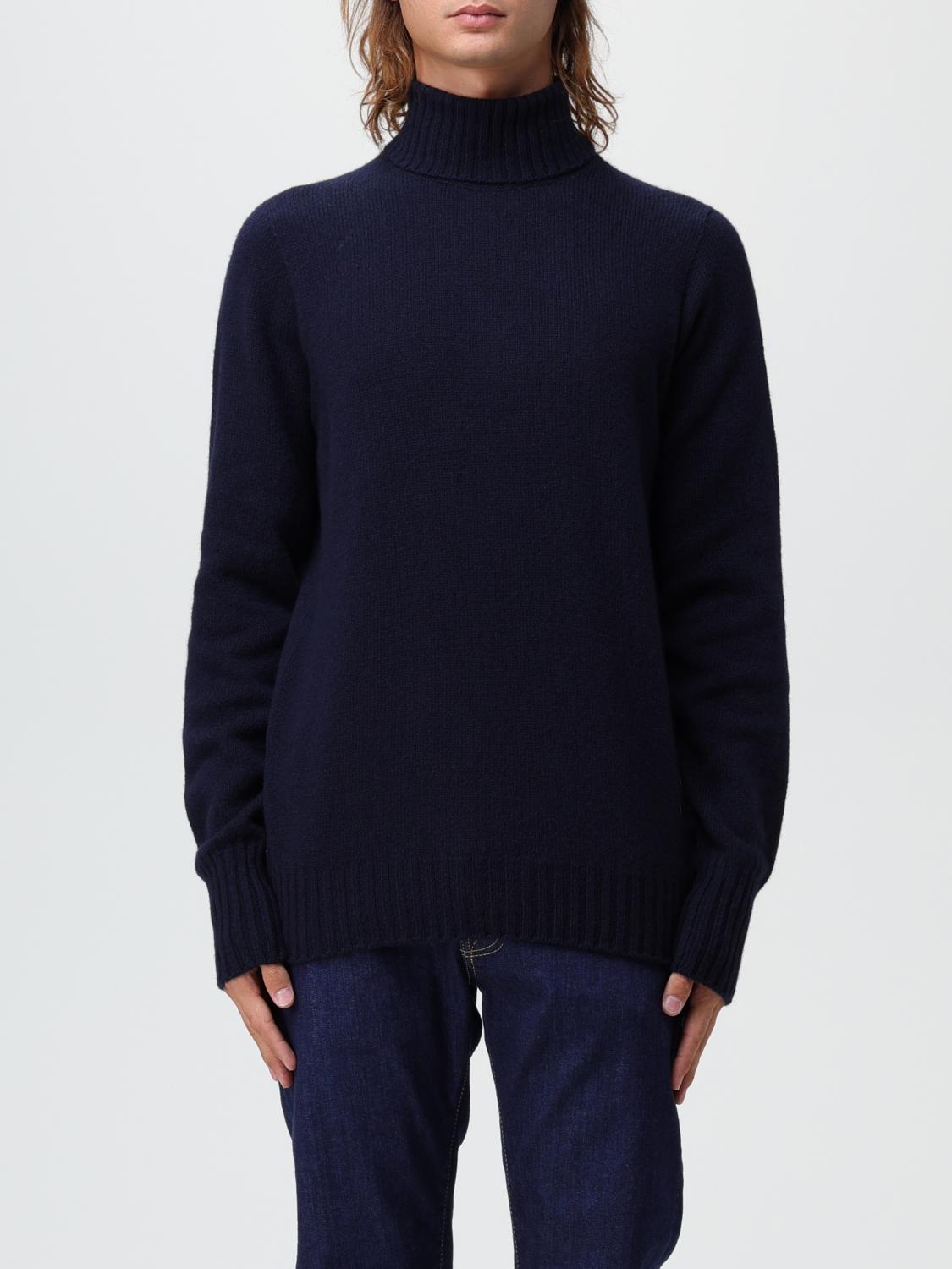 DRUMOHR JERSEY: Jersey hombre Drumohr, Azul Oscuro - Img 1