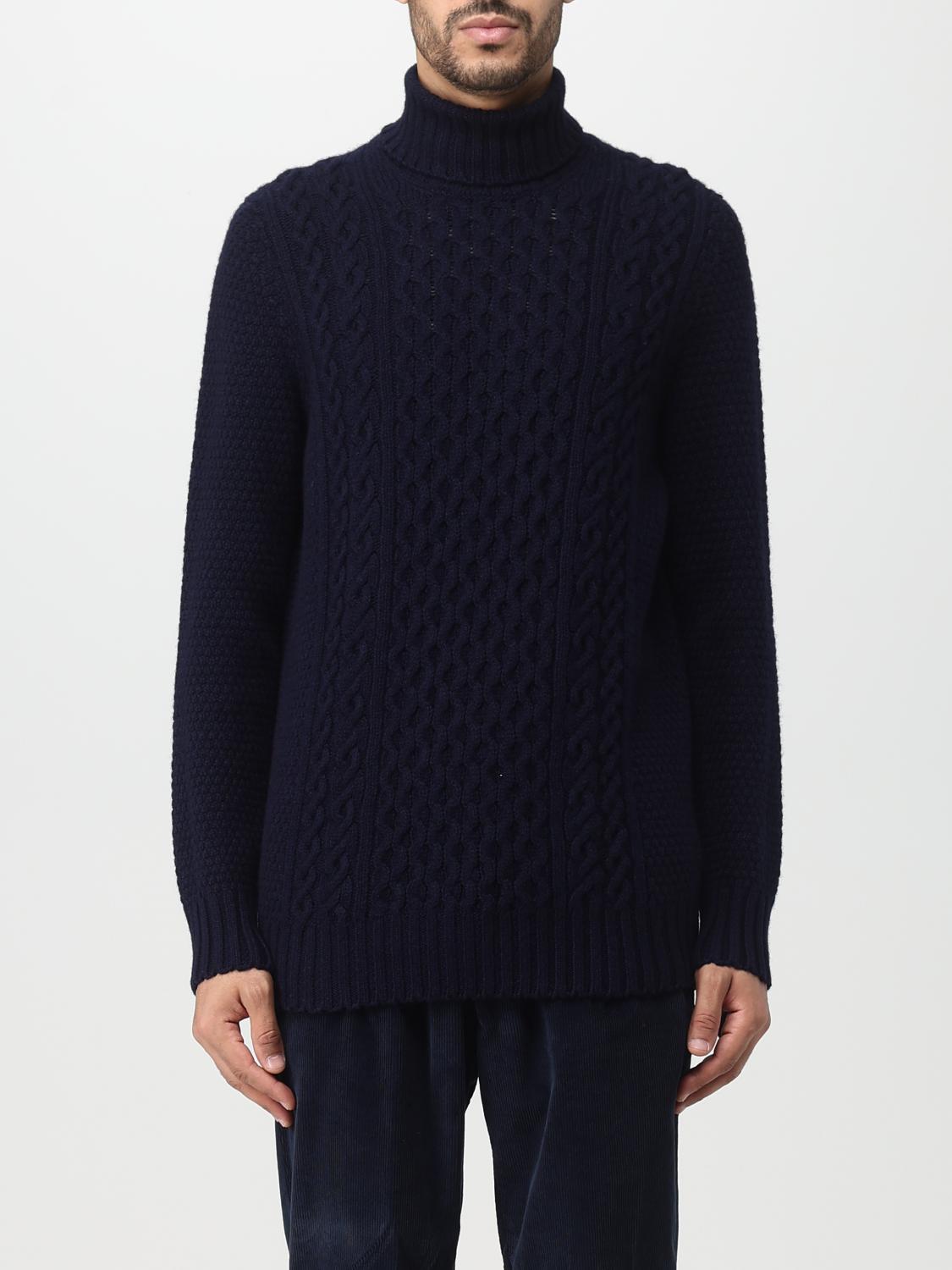 DRUMOHR JERSEY: Jersey hombre Drumohr, Azul Oscuro - Img 1