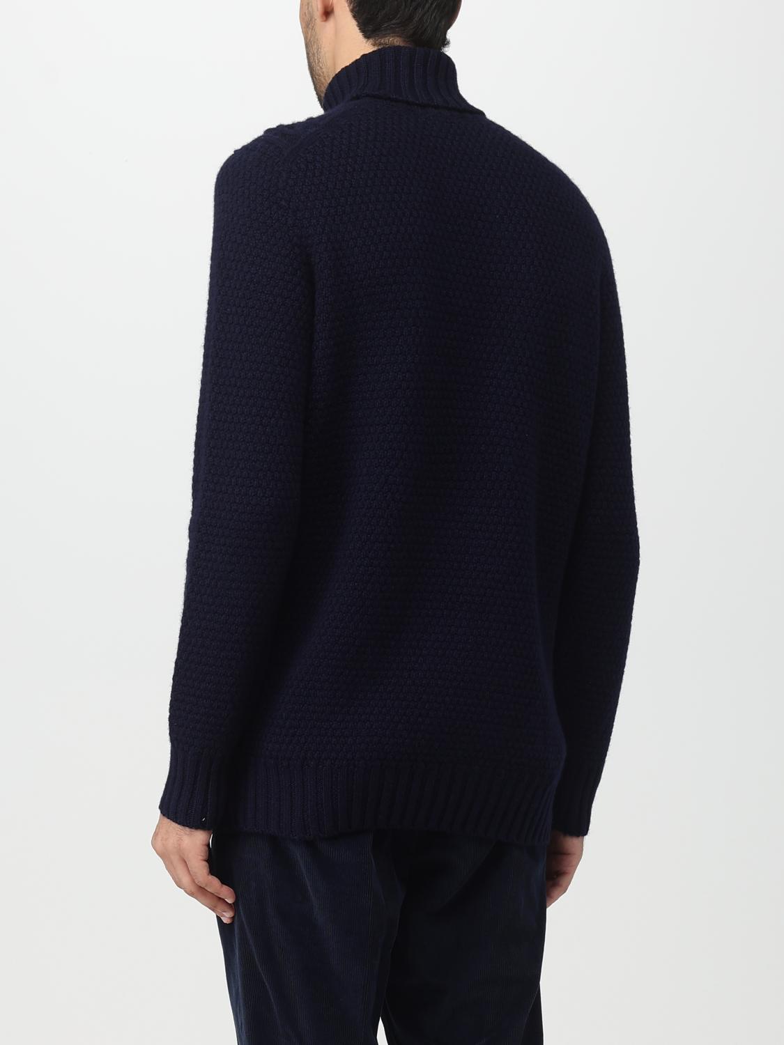DRUMOHR JERSEY: Jersey hombre Drumohr, Azul Oscuro - Img 2