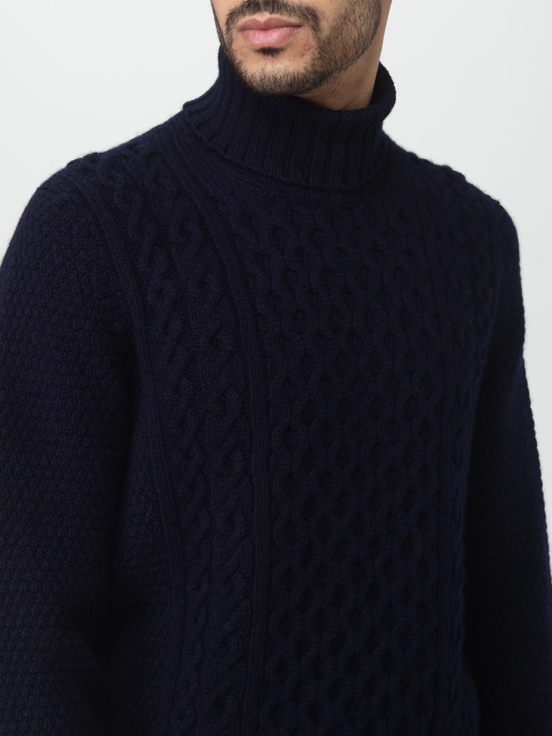 DRUMOHR JERSEY: Jersey hombre Drumohr, Azul Oscuro - Img 3